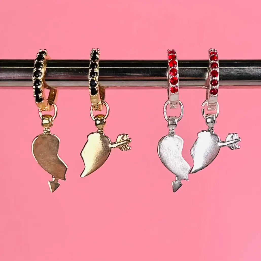 Örhänge - Mellan Kompishjärthalvor L8Hasselblad