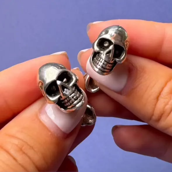 Manschettknappar - Dödskalle L8Hasselblad