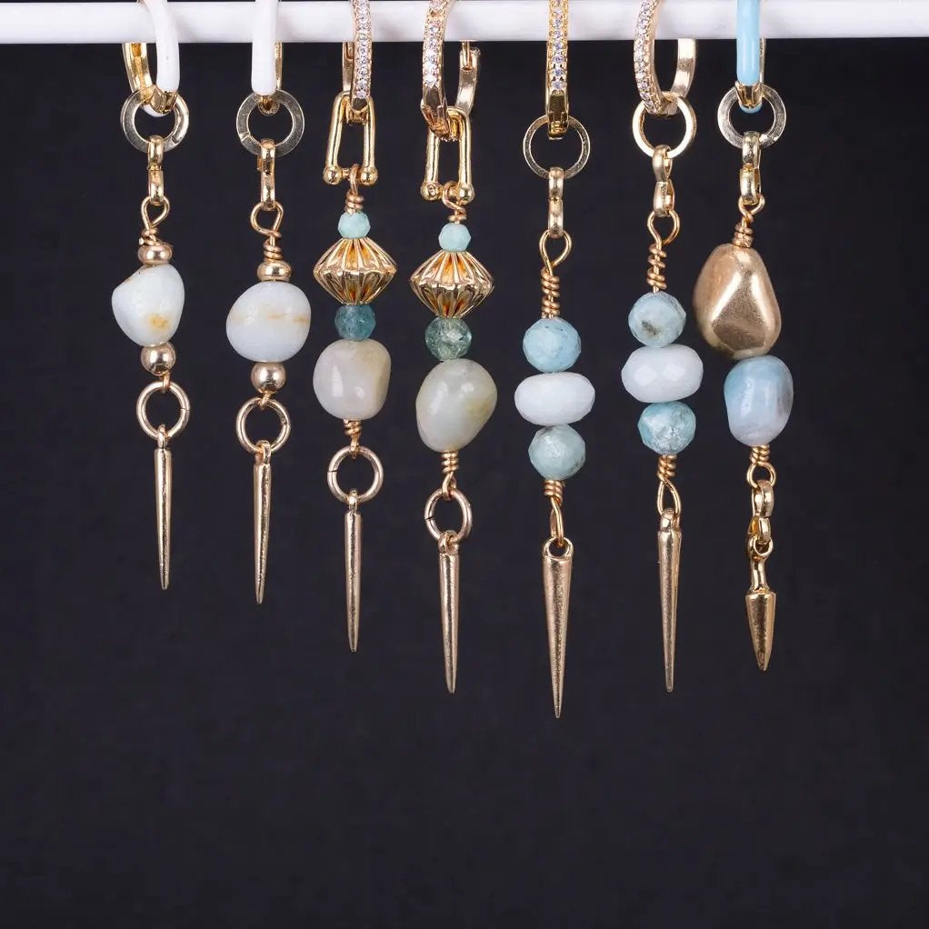 One of a kind pärlor - örhänge gulddoublé L8Hasselblad