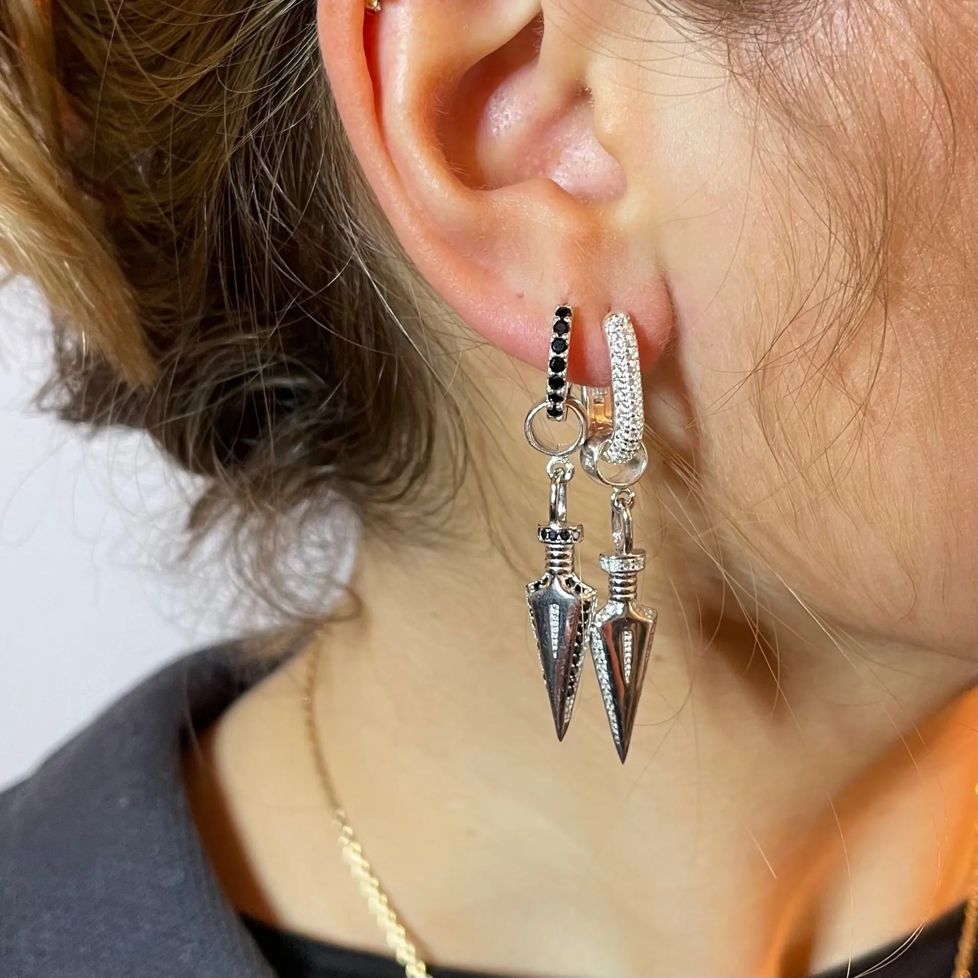 Örhänge - zirkonnit L8Hasselblad