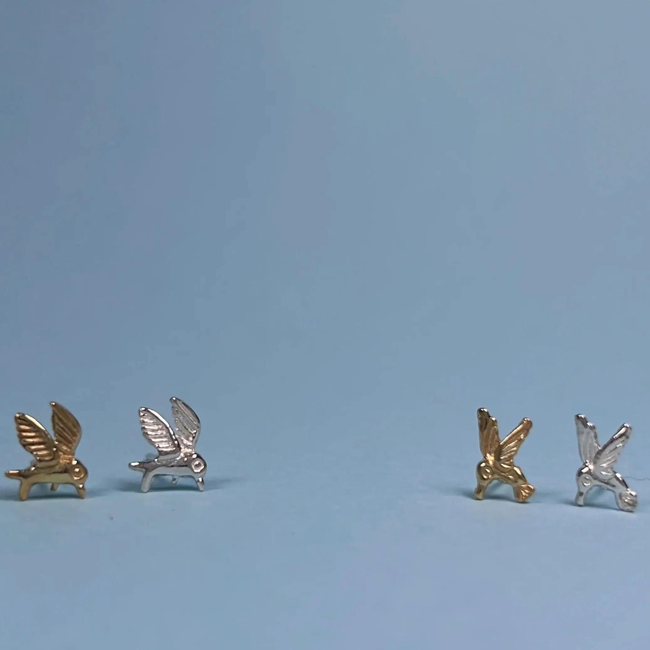 Stiftörhänge med kolibri L8Hasselblad