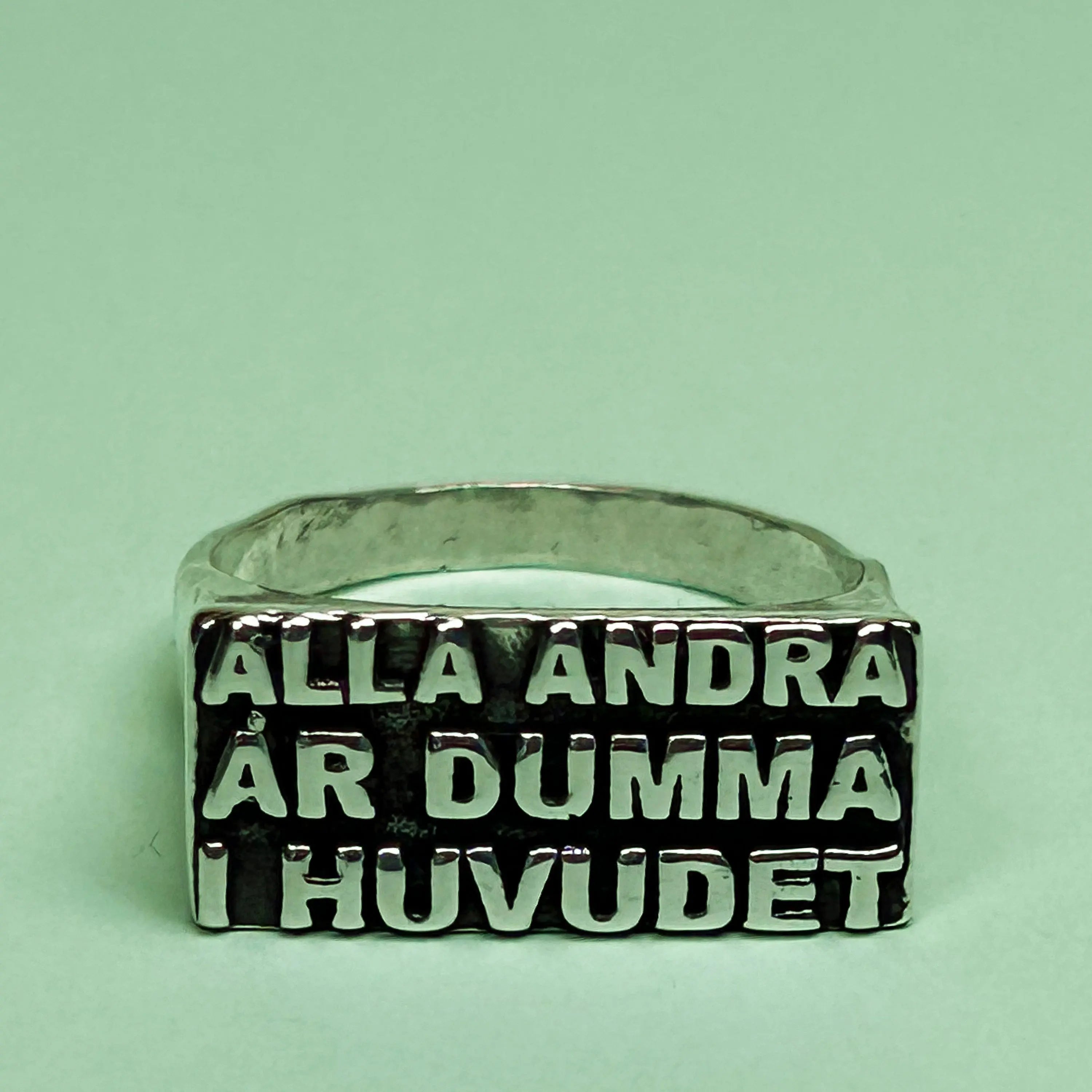 Alla andra är dumma i huvudet ring - L8Hasselblad
