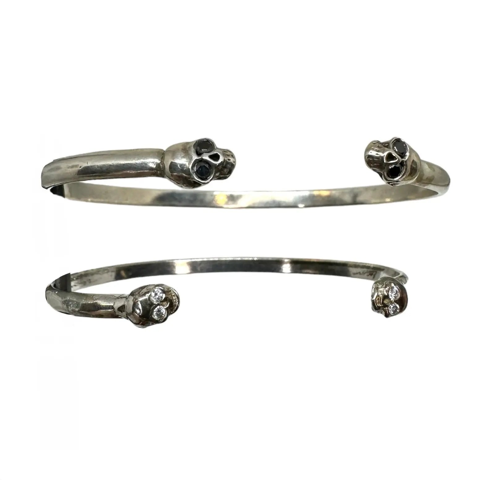 Armband - Mellan/Mini Dödskallar & Äkta Diamanter - L8Hasselblad