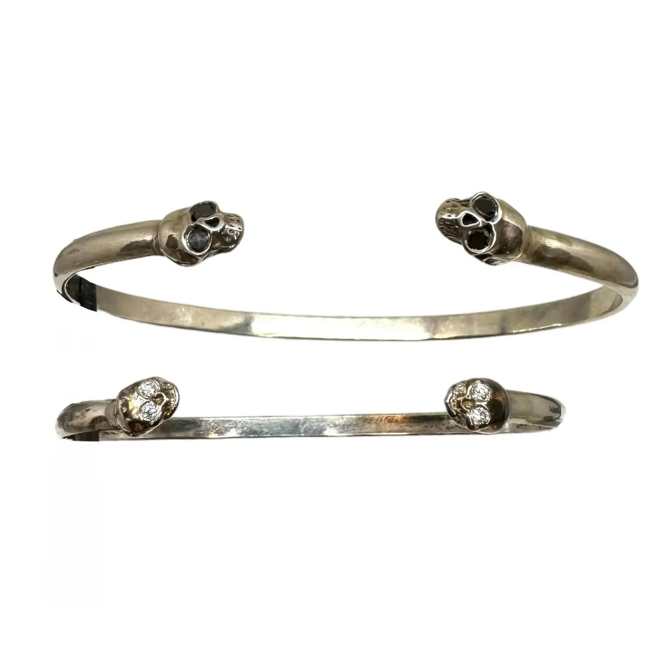 Armband - Mellan/Mini Dödskallar & Äkta Diamanter - L8Hasselblad