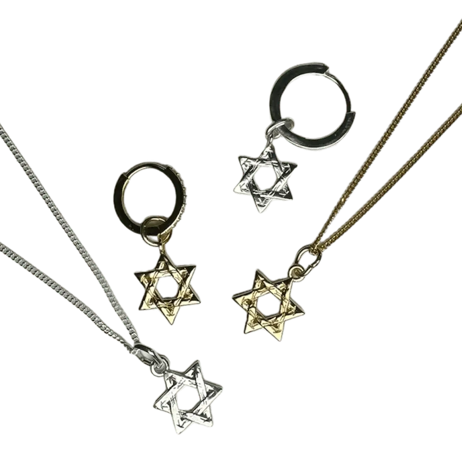 Berlock - Detaljerad davidsstjärna - L8Hasselblad