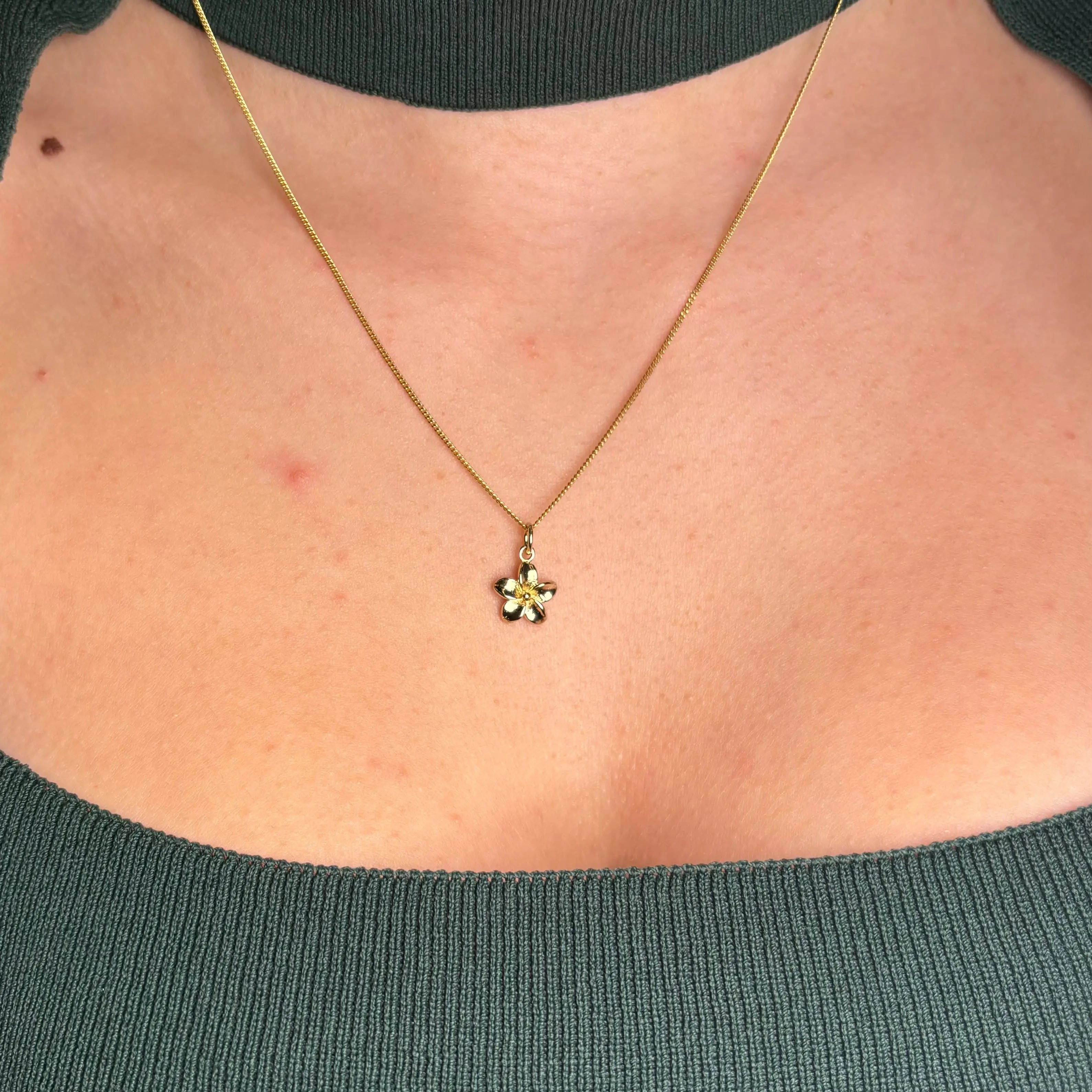 Berlock - Guldig blomma - L8Hasselblad