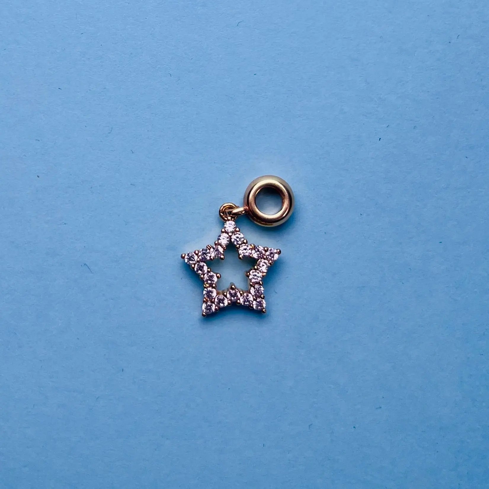 Berlock - Hjärta/Stjärna med zirkoner - L8Hasselblad