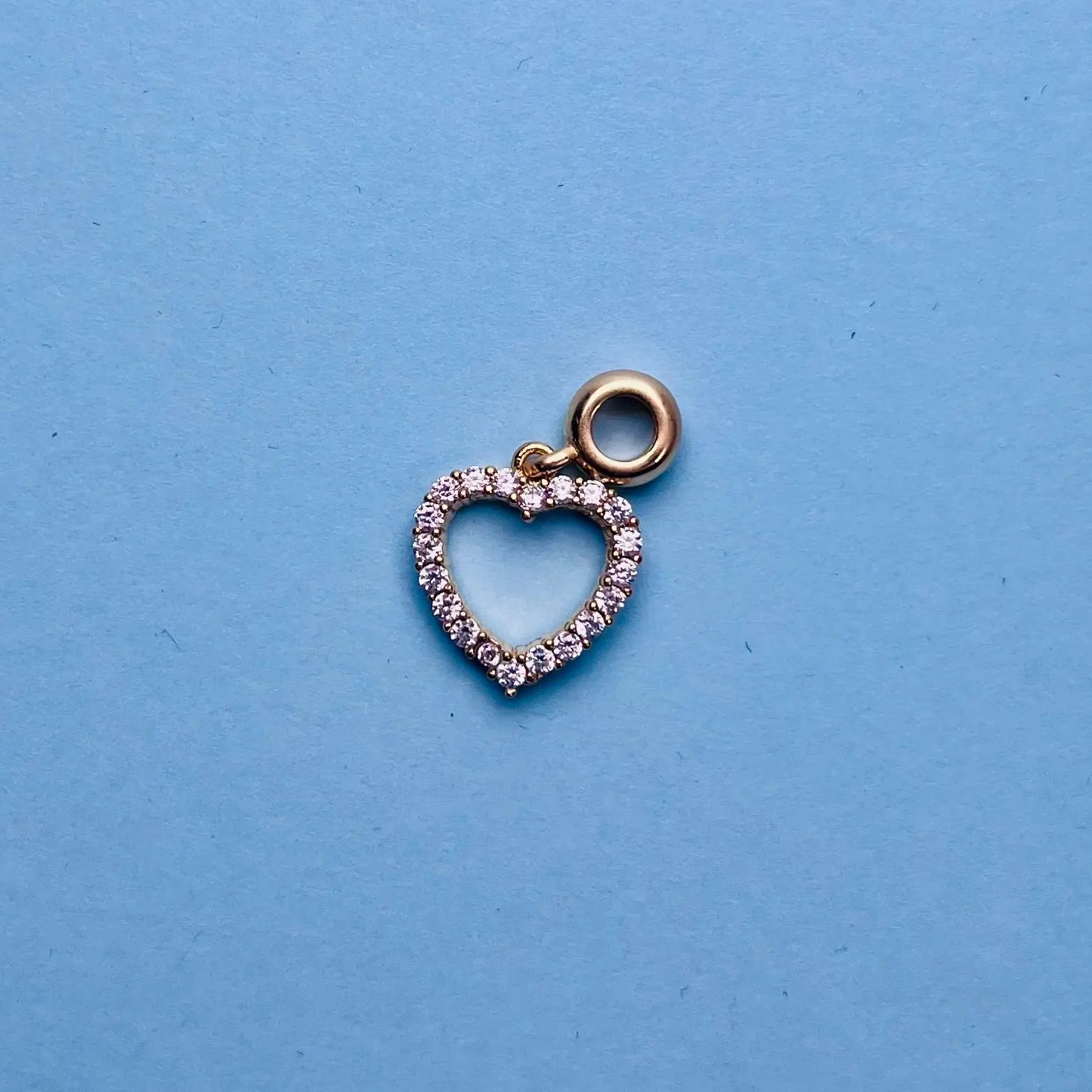 Berlock - Hjärta/Stjärna med zirkoner - L8Hasselblad