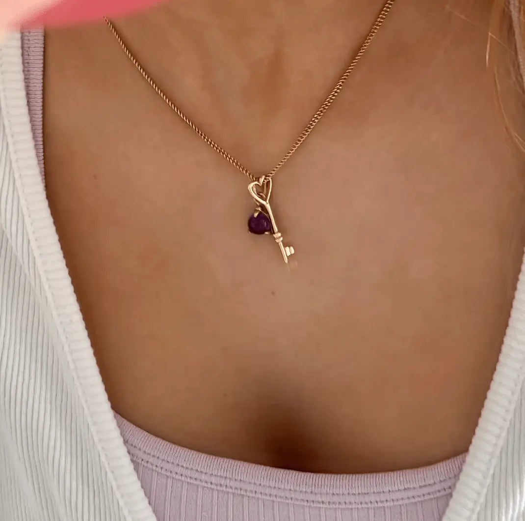 Berlock - Kärleksnyckel och kärlekslås - L8Hasselblad