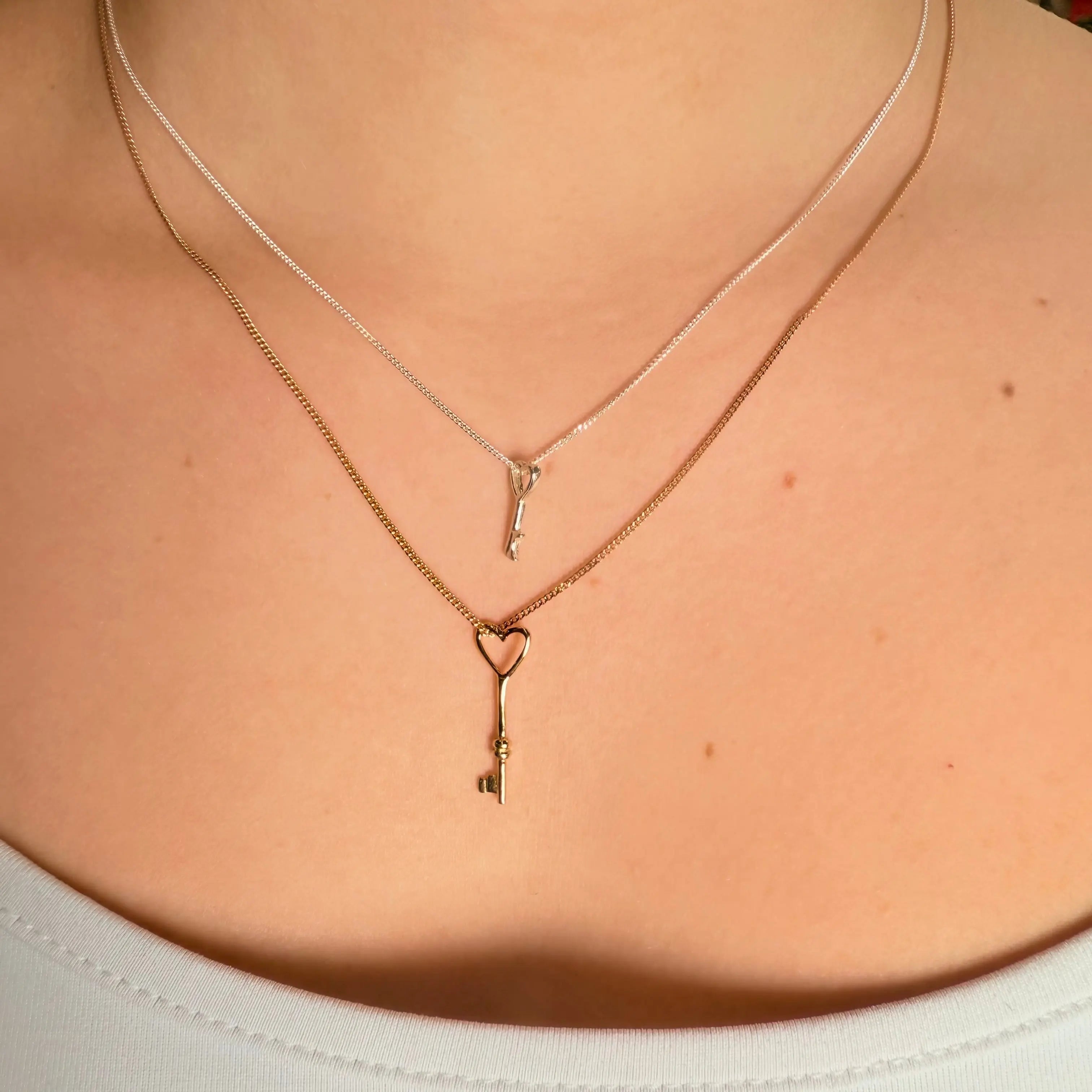 Berlock - Kärleksnyckel och kärlekslås - L8Hasselblad