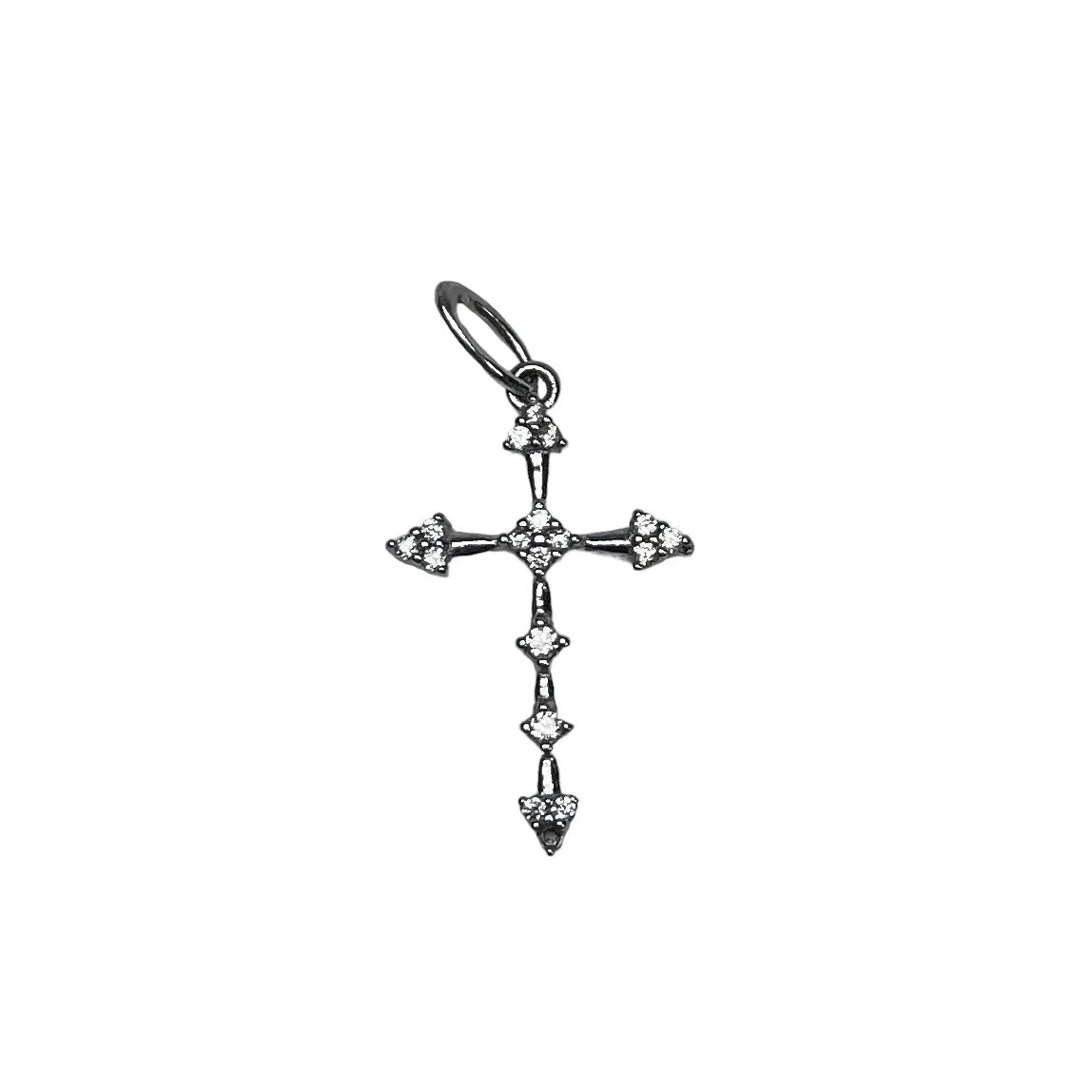 Berlock - Kors med zirkoner - L8Hasselblad