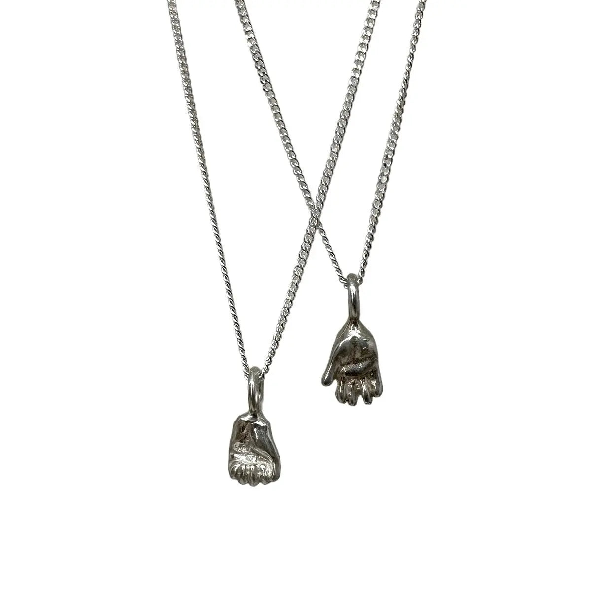 Berlock - Öppen & knuten hand - L8Hasselblad