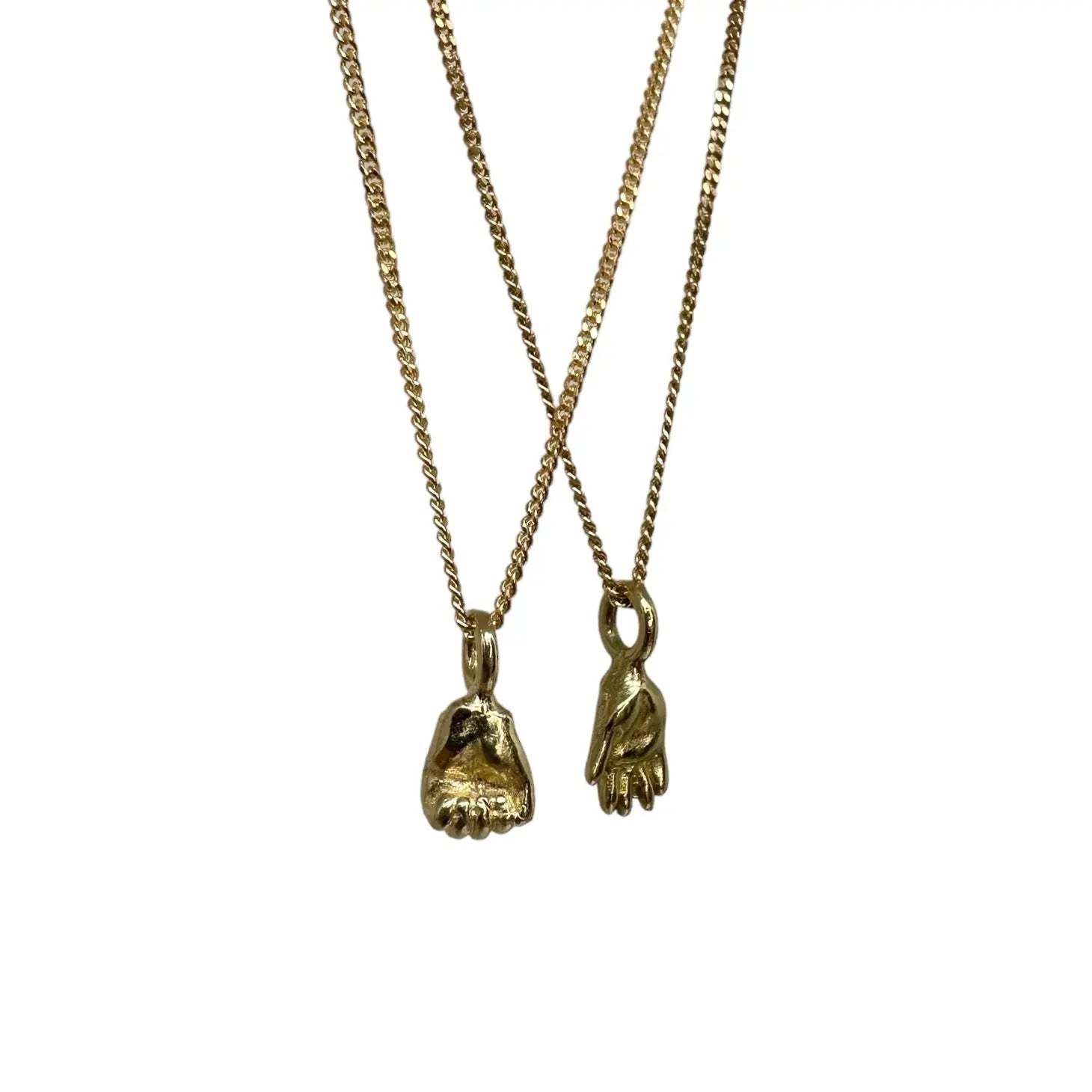 Berlock - Öppen & knuten hand - L8Hasselblad