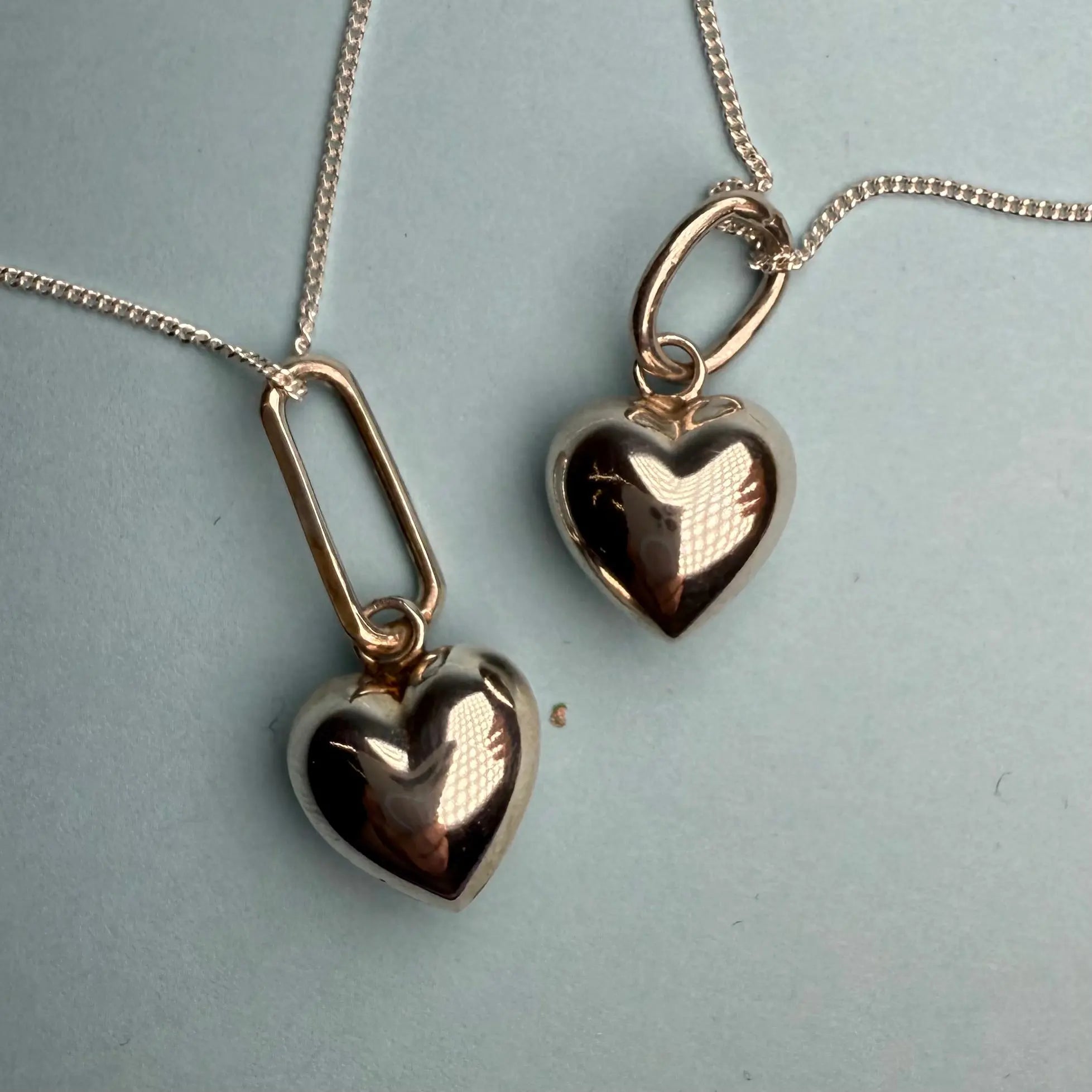 Berlock - Silvrigt hjärta - L8Hasselblad