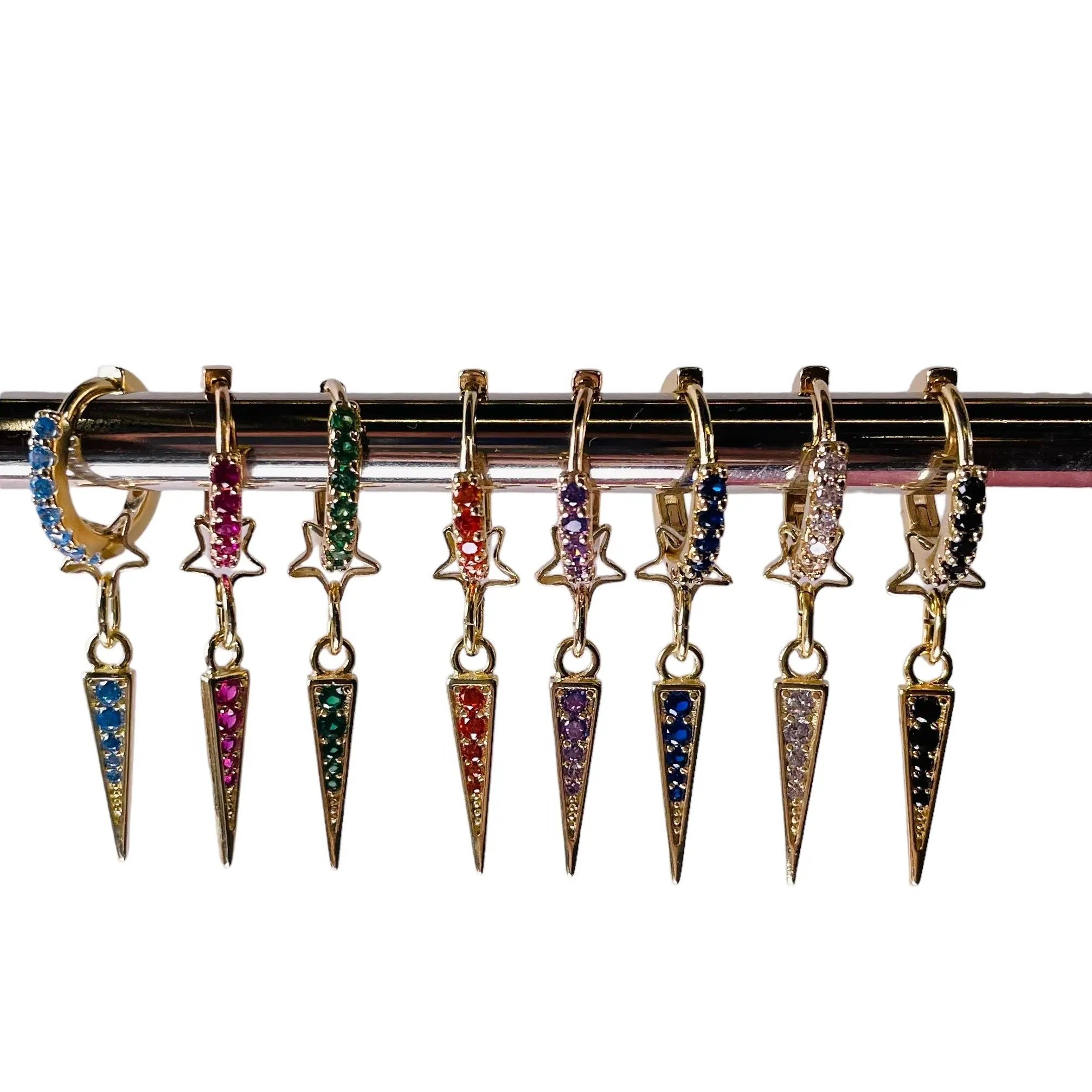 Berlock - Tagg med Zirkoner & Stjärna - L8Hasselblad