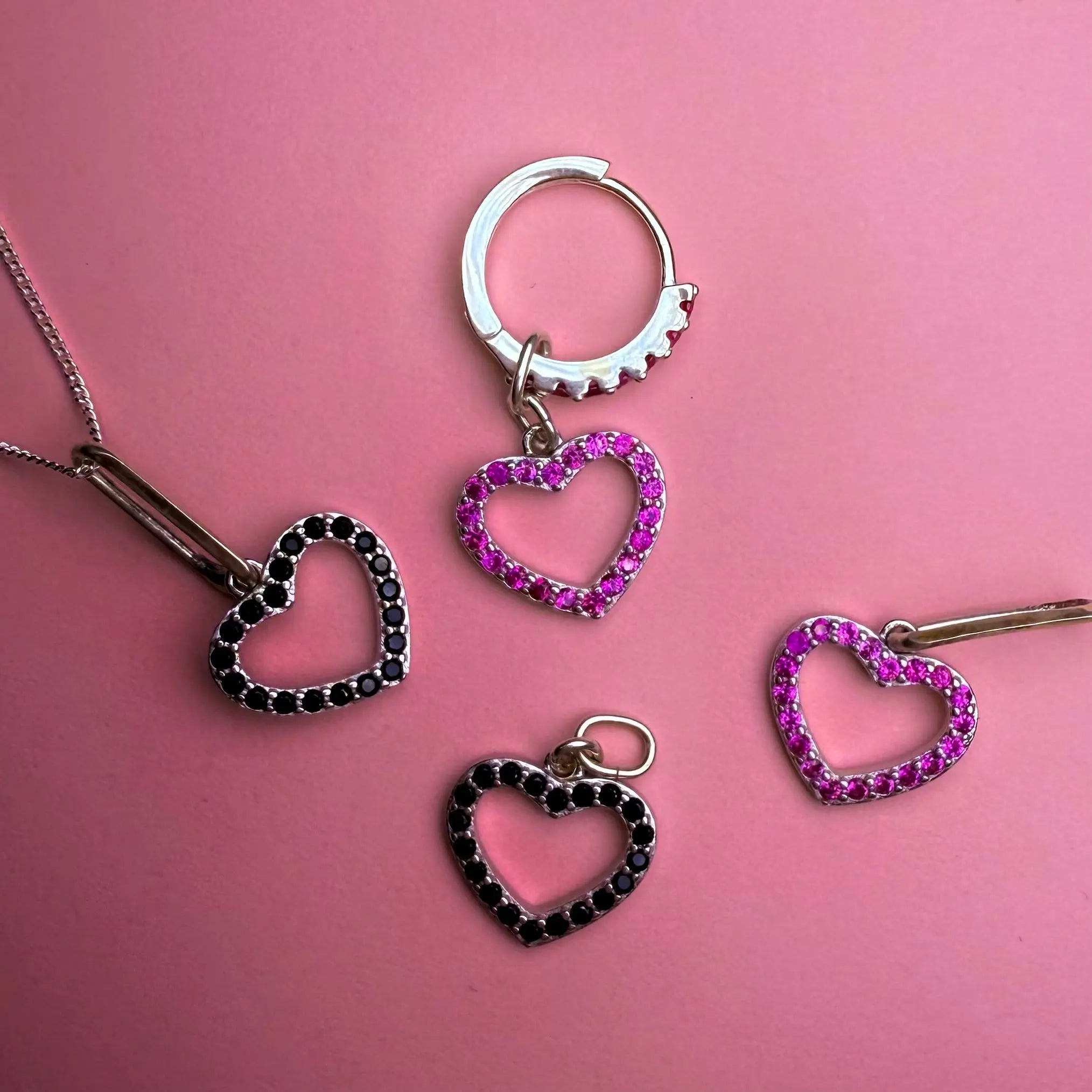 Berlock - ZirkonhjÀrta - L8Hasselblad