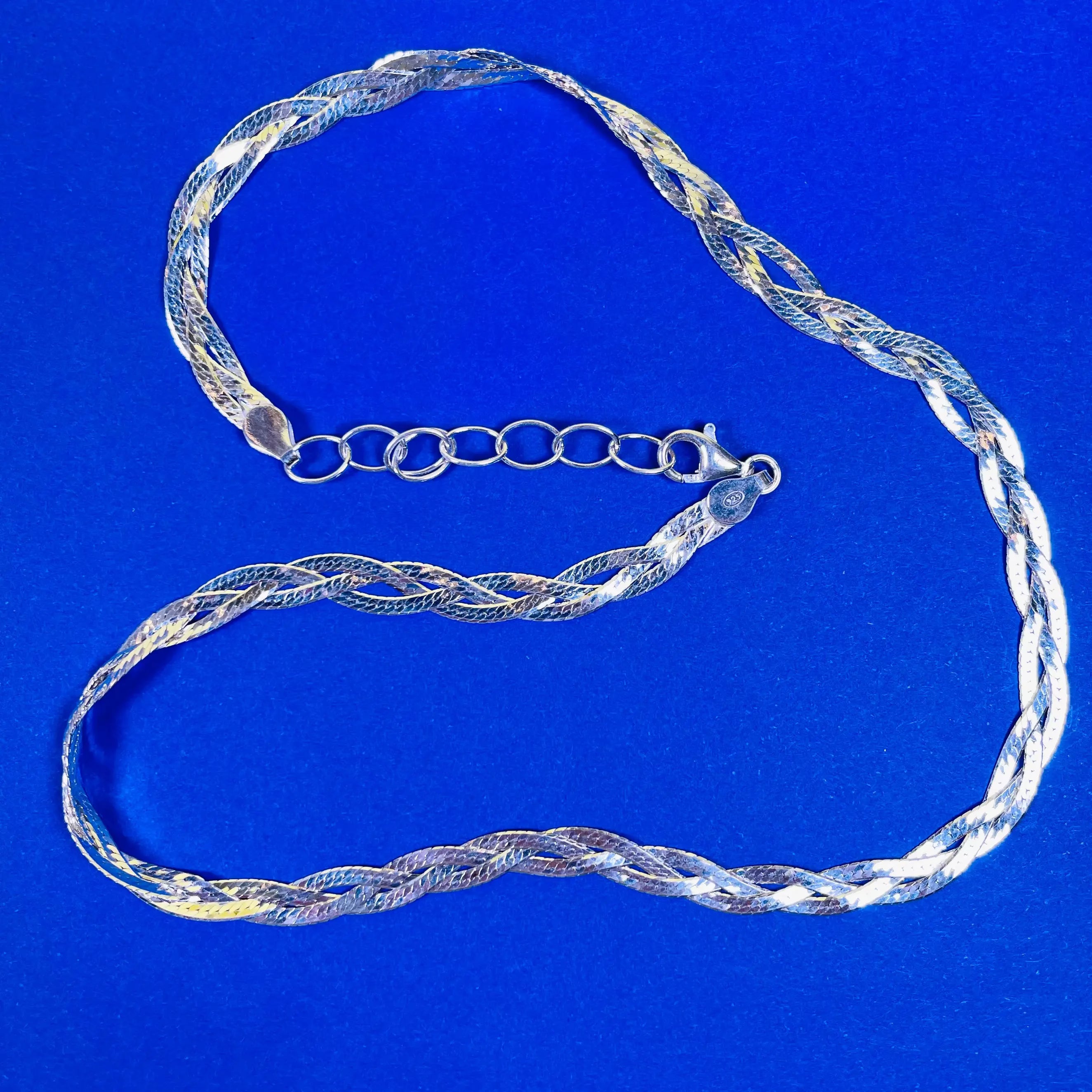 Halsband - Flätad Länk L8Hasselblad