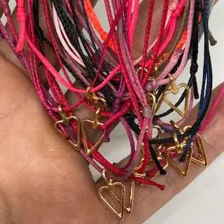 Cancerhjärta trådarmband - L8Hasselblad