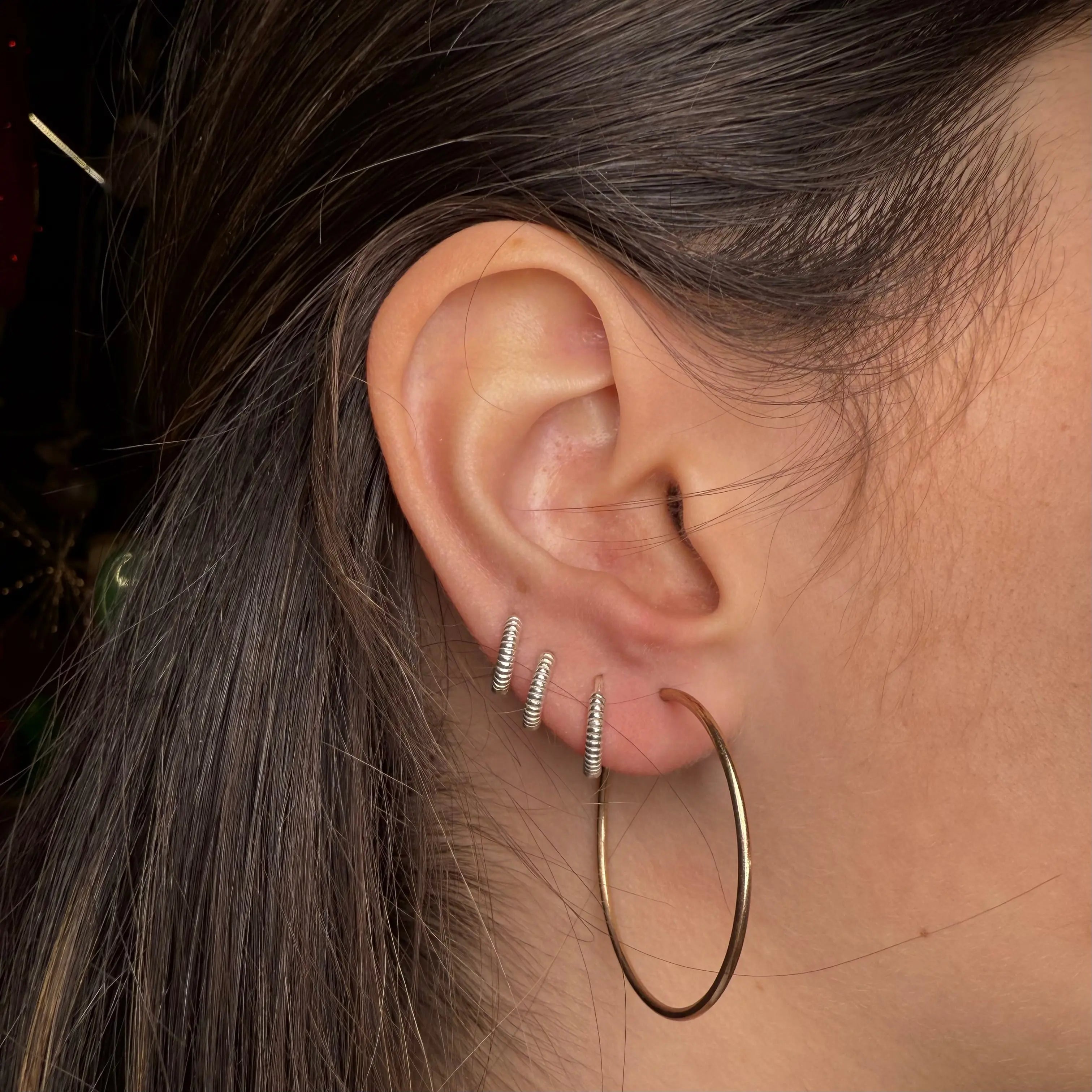 Celiné guld hoops - L8Hasselblad