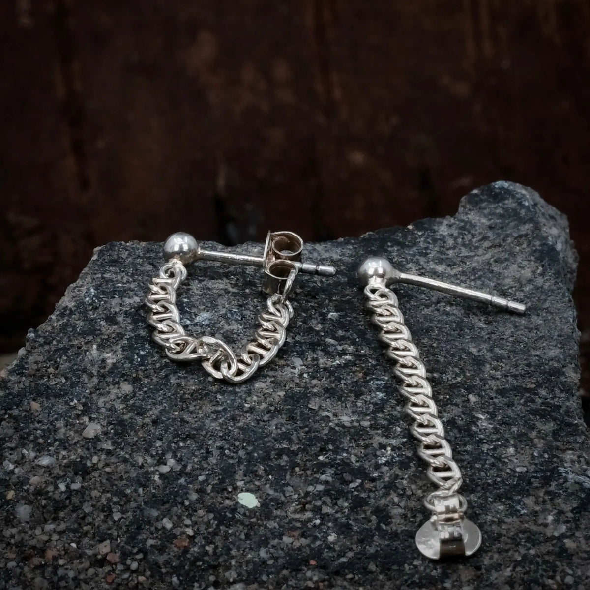 Chain Drop - Stiftörhänge L8Hasselblad