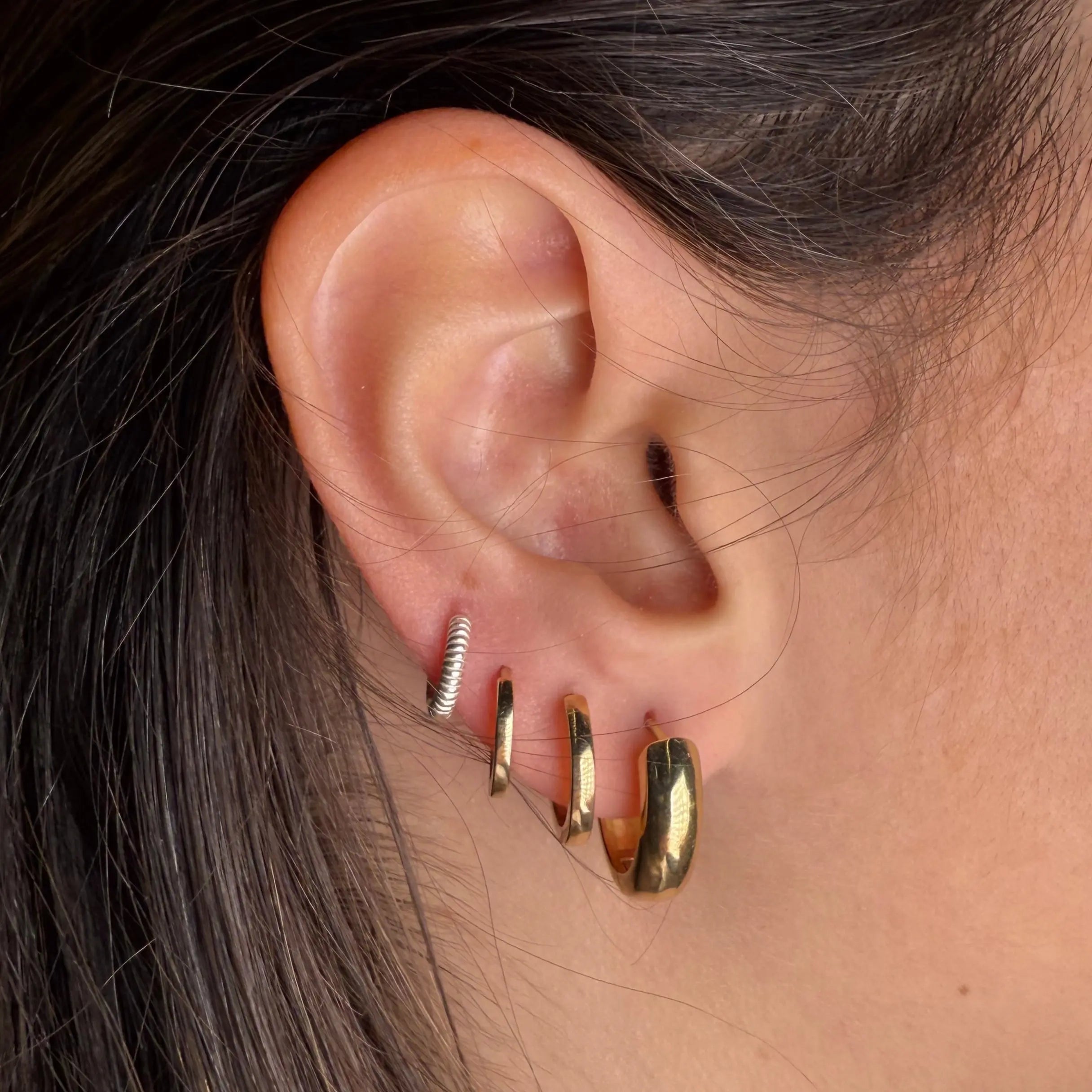 Classy hoops guld - L8Hasselblad