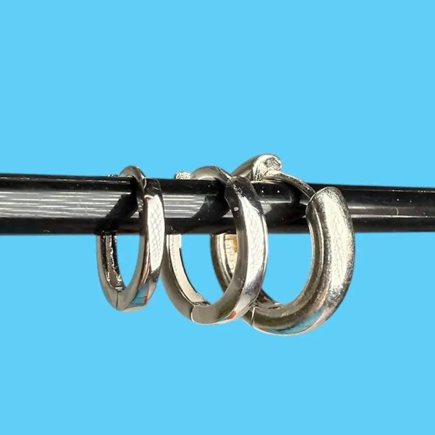 Classy hoops silver - L8Hasselblad