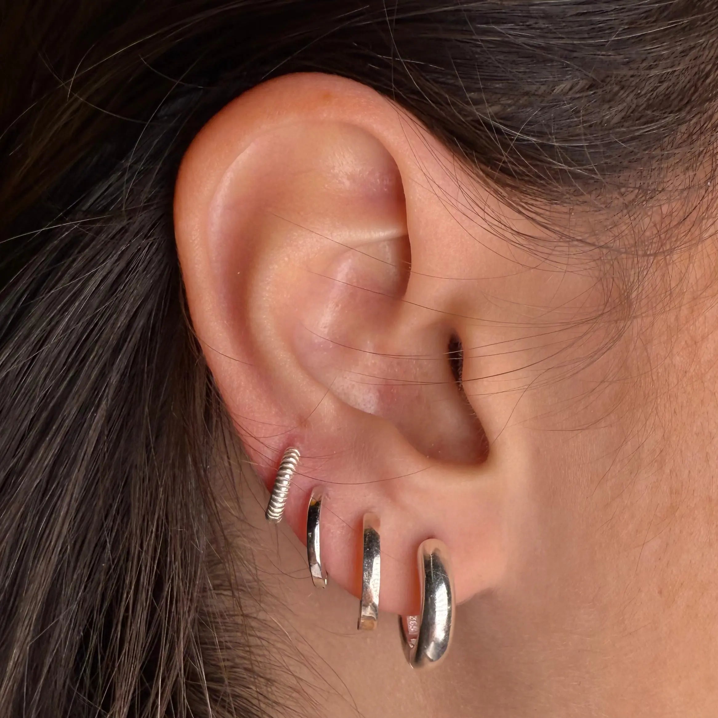 Classy hoops silver - L8Hasselblad