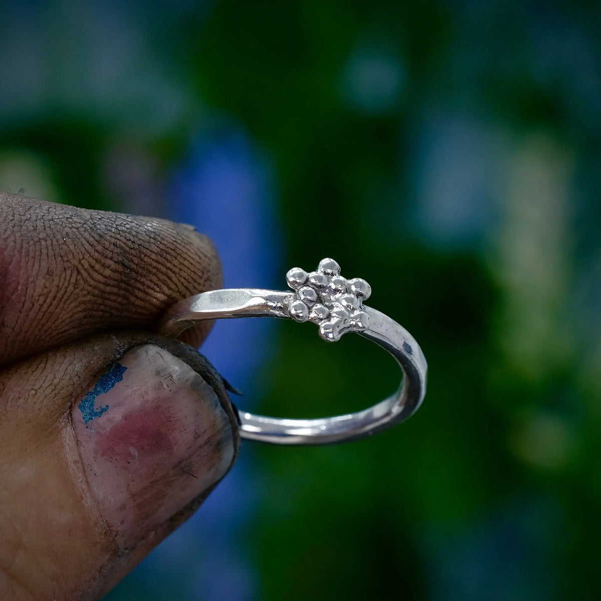 Prickig Davidsstjärna - 2mm Ring L8Hasselblad