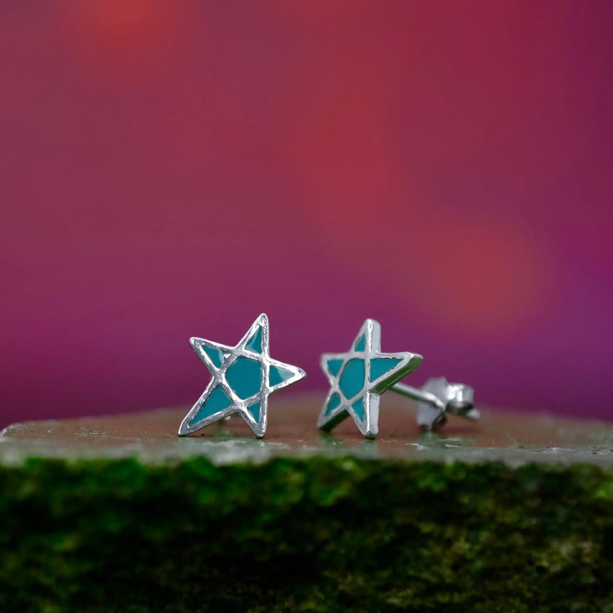Color Star - Stiftörhänge L8Hasselblad