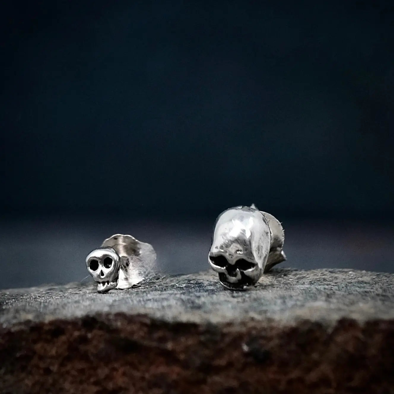 Rebel Skull - Stiftörhänge L8Hasselblad