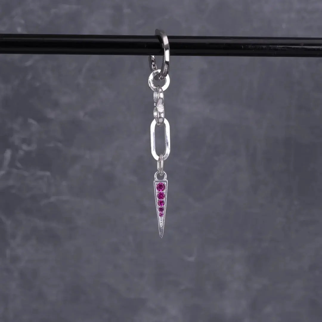 Ella - Örhänge med Ring & Zirkontagg L8Hasselblad