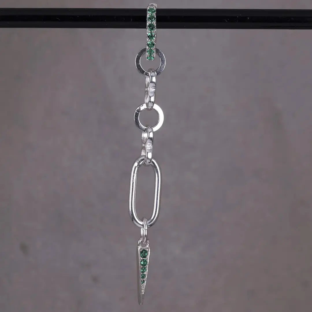 Ella - Örhänge med Ring & Zirkontagg L8Hasselblad