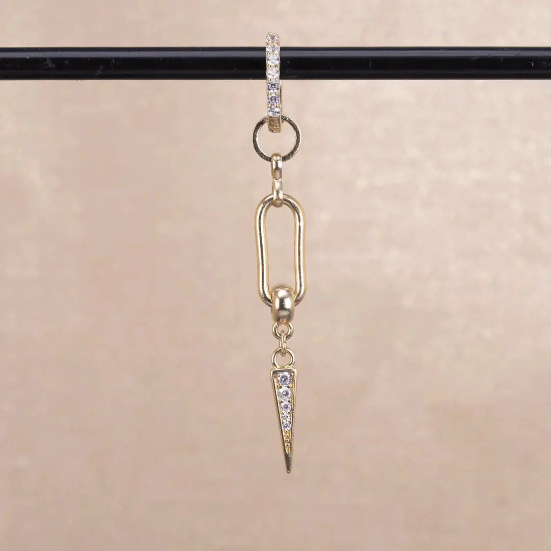 Ella - Örhänge med Ring & Zirkontagg L8Hasselblad