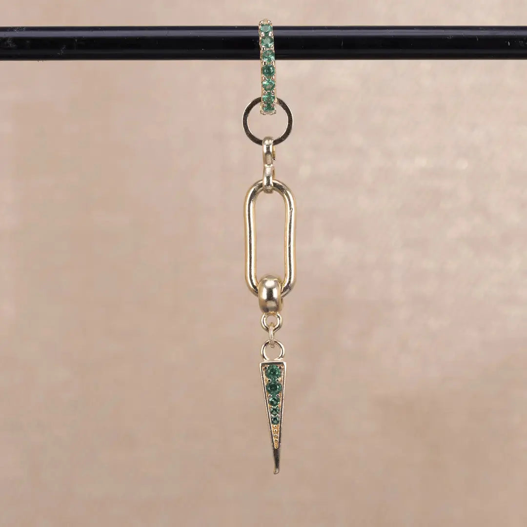 Ella - Örhänge med Ring & Zirkontagg L8Hasselblad