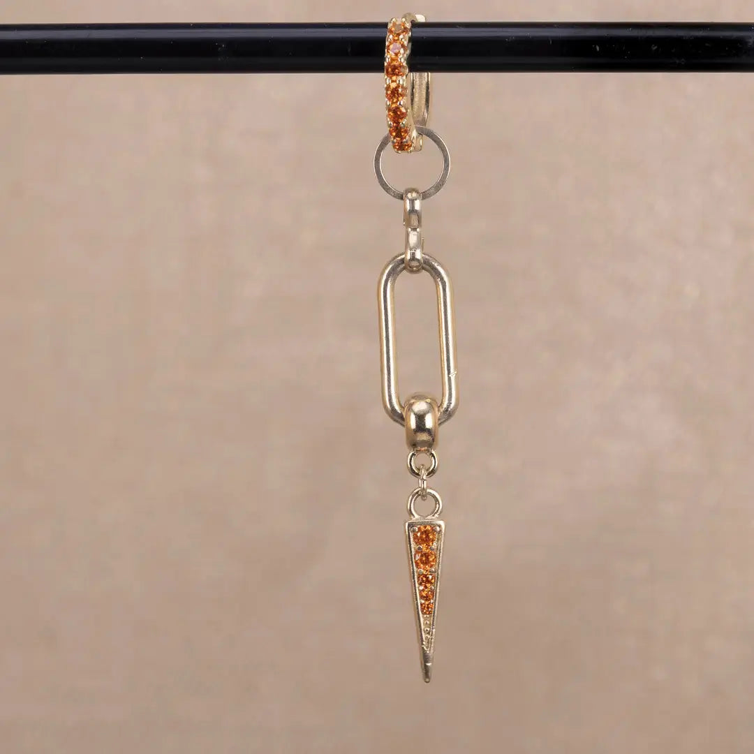 Ella - Örhänge med Ring & Zirkontagg L8Hasselblad