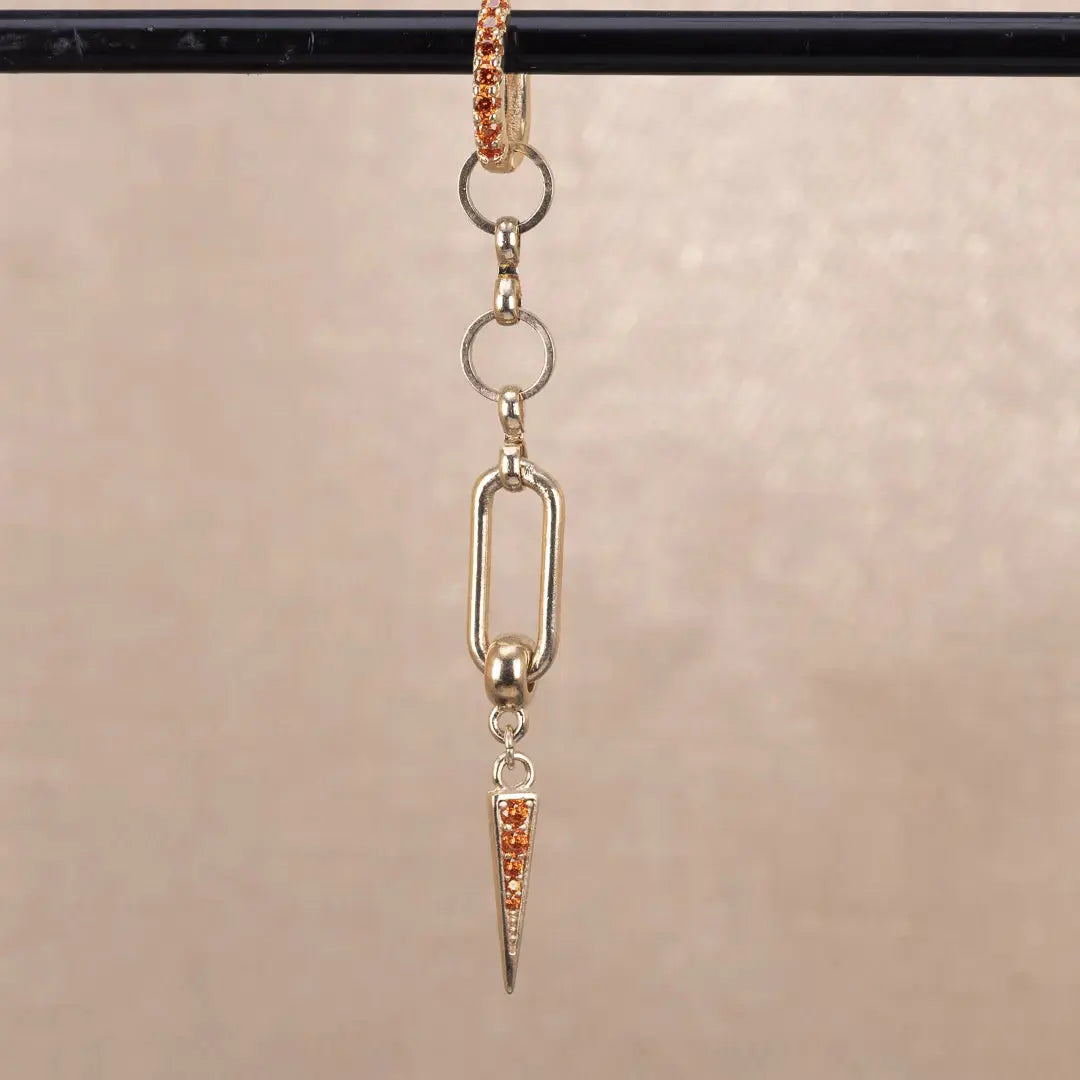 Ella - Örhänge med Ring & Zirkontagg L8Hasselblad