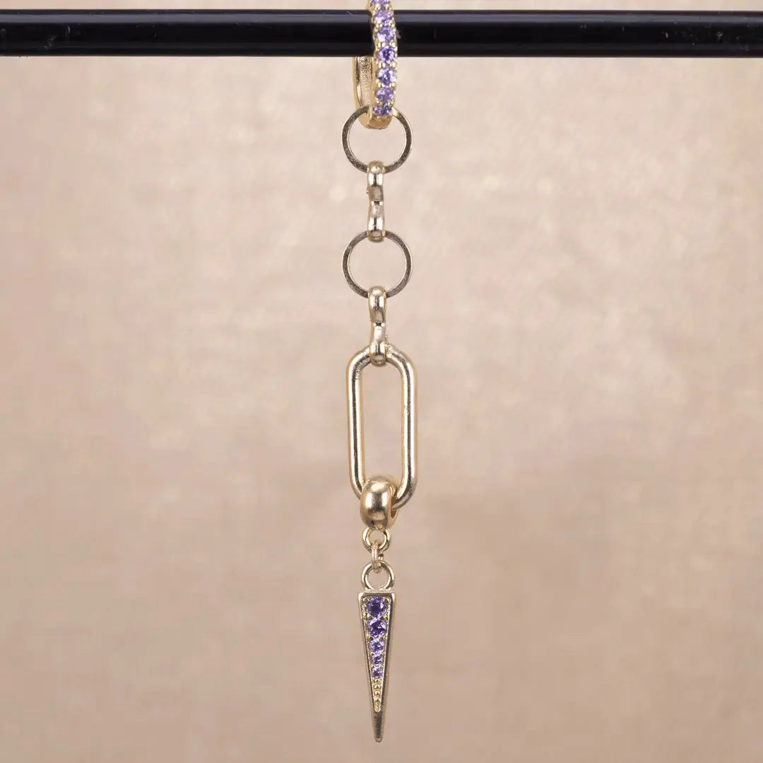 Ella - Örhänge med Ring & Zirkontagg L8Hasselblad