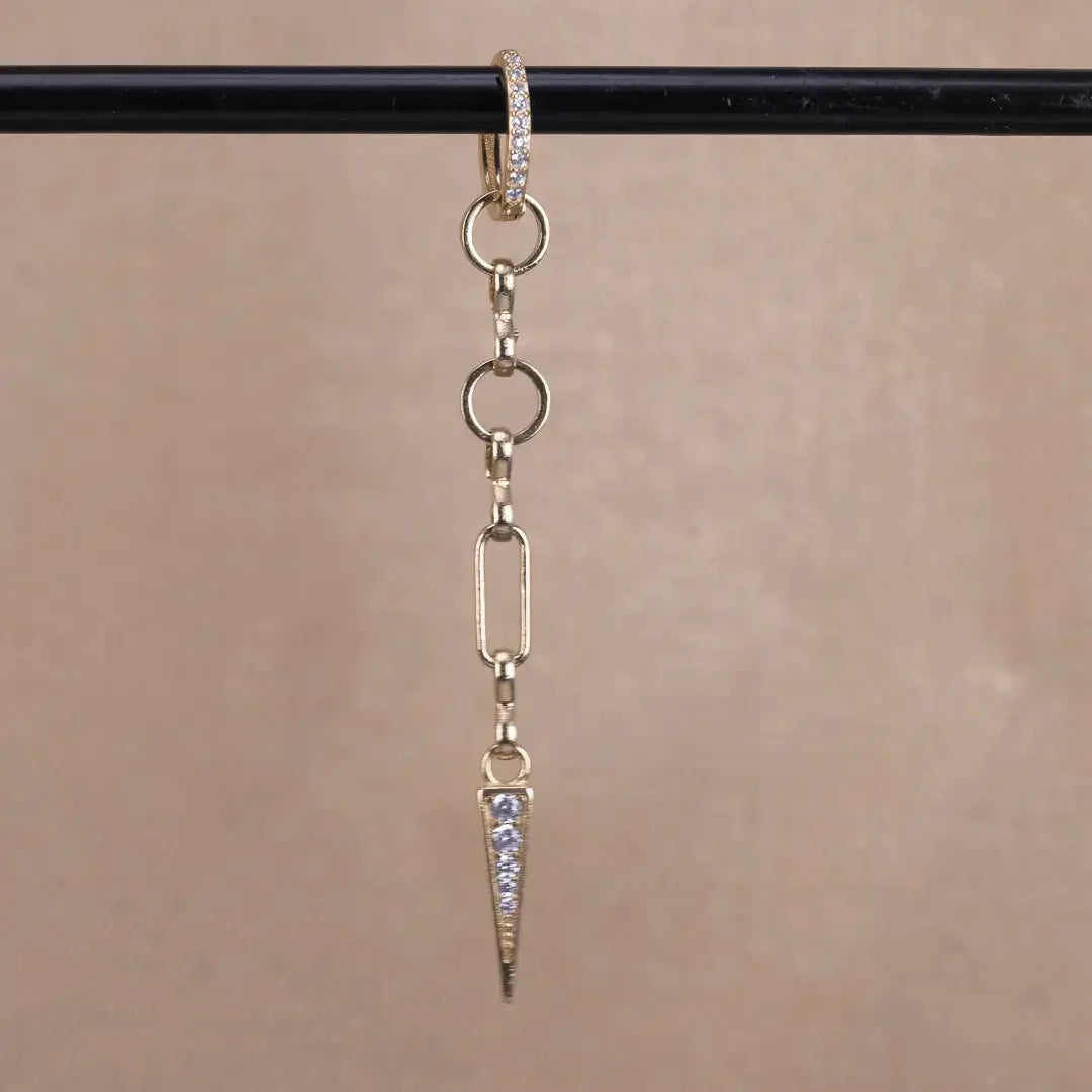 Ella - Örhänge med Ring & Zirkontagg L8Hasselblad