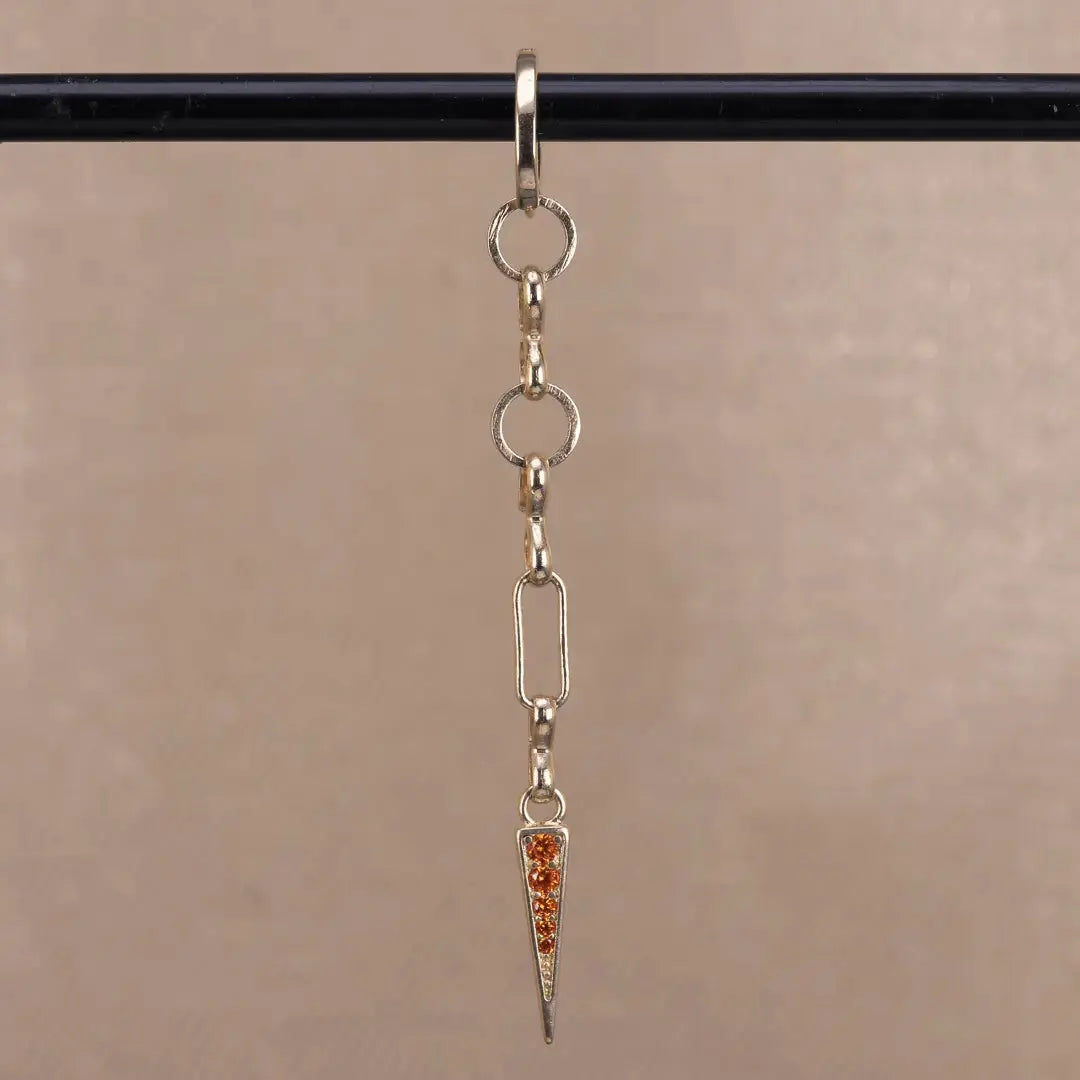 Ella - Örhänge med Ring & Zirkontagg L8Hasselblad