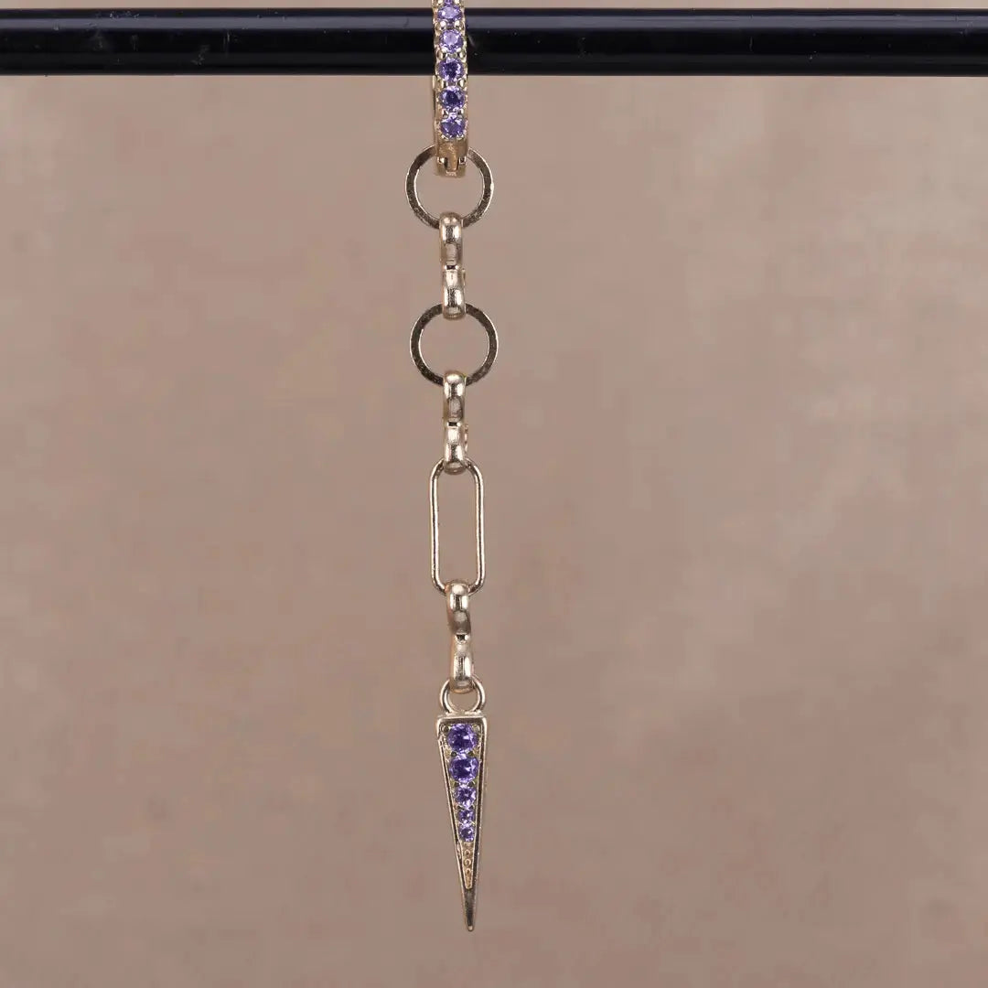 Ella - Örhänge med Ring & Zirkontagg L8Hasselblad