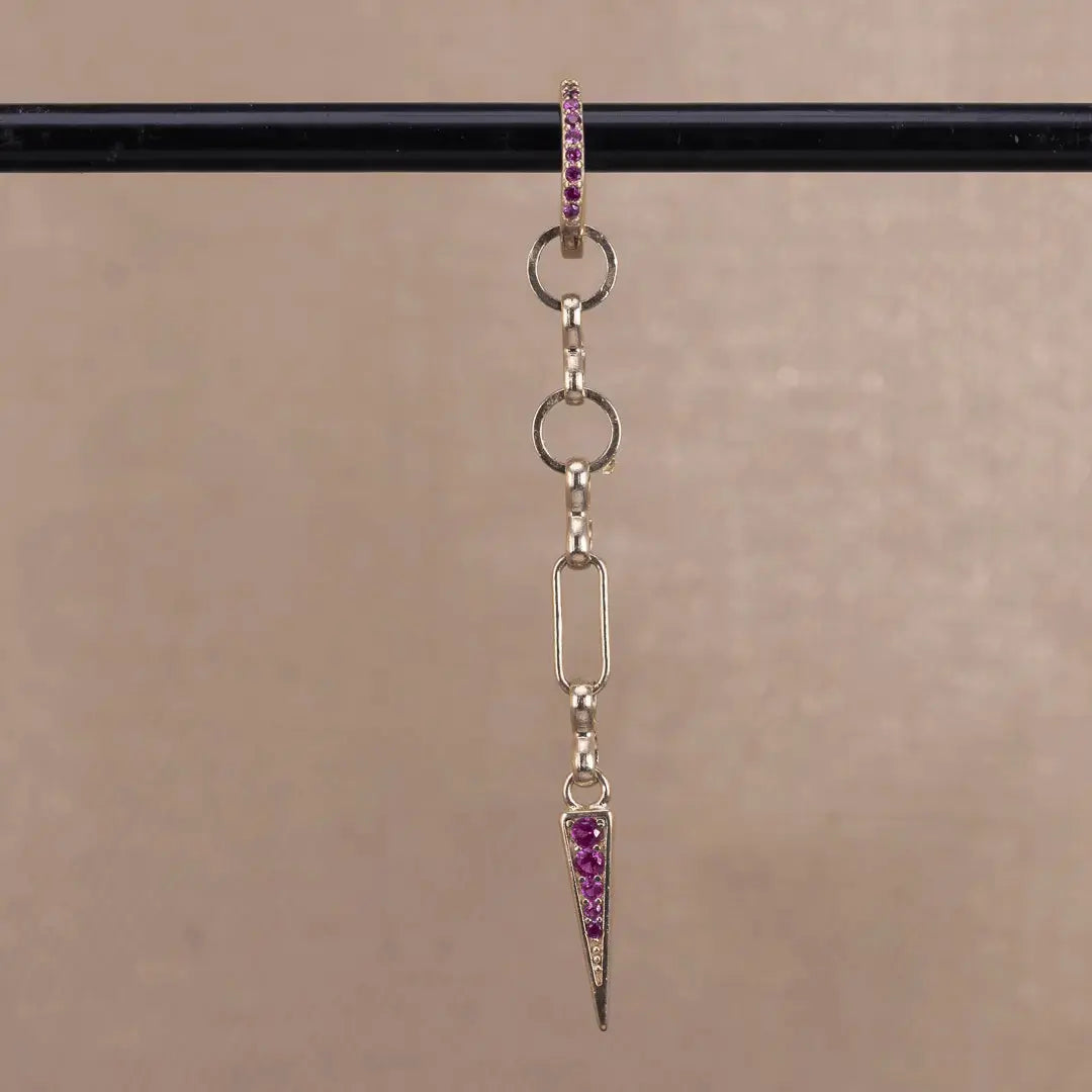 Ella - Örhänge med Ring & Zirkontagg L8Hasselblad