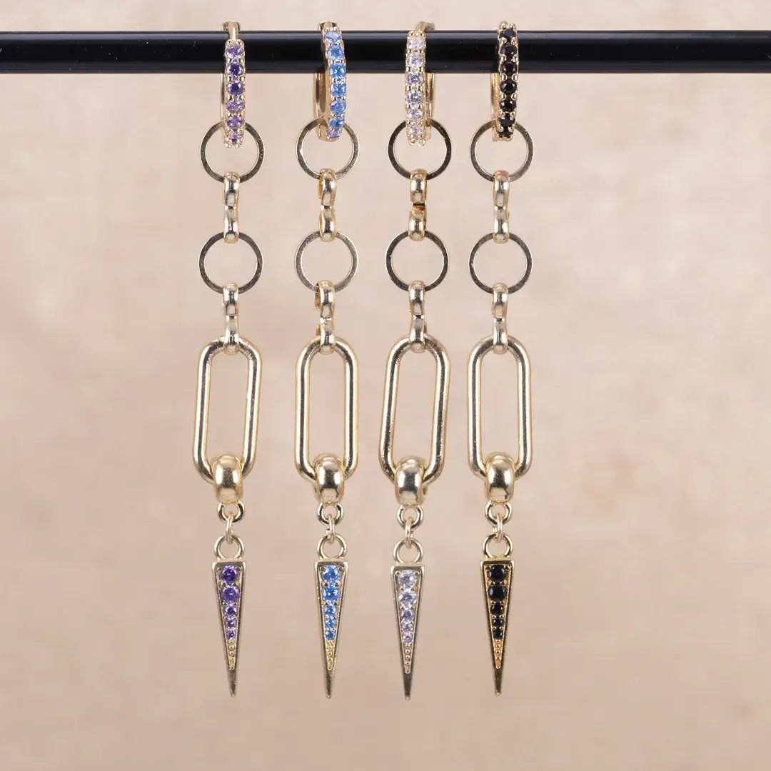 Ella - Örhänge med Ring & Zirkontagg L8Hasselblad