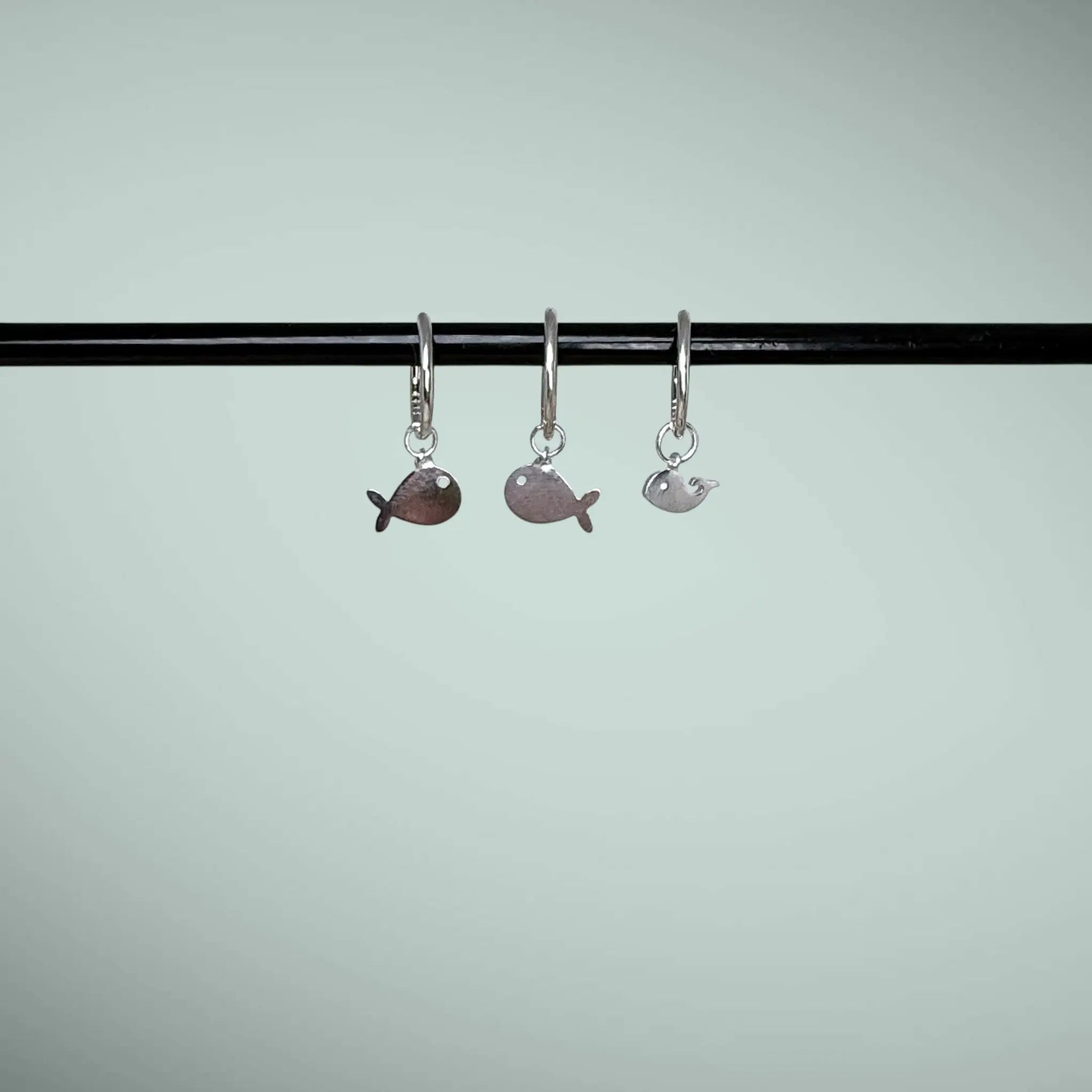 Fisk - silverörhängen - L8Hasselblad