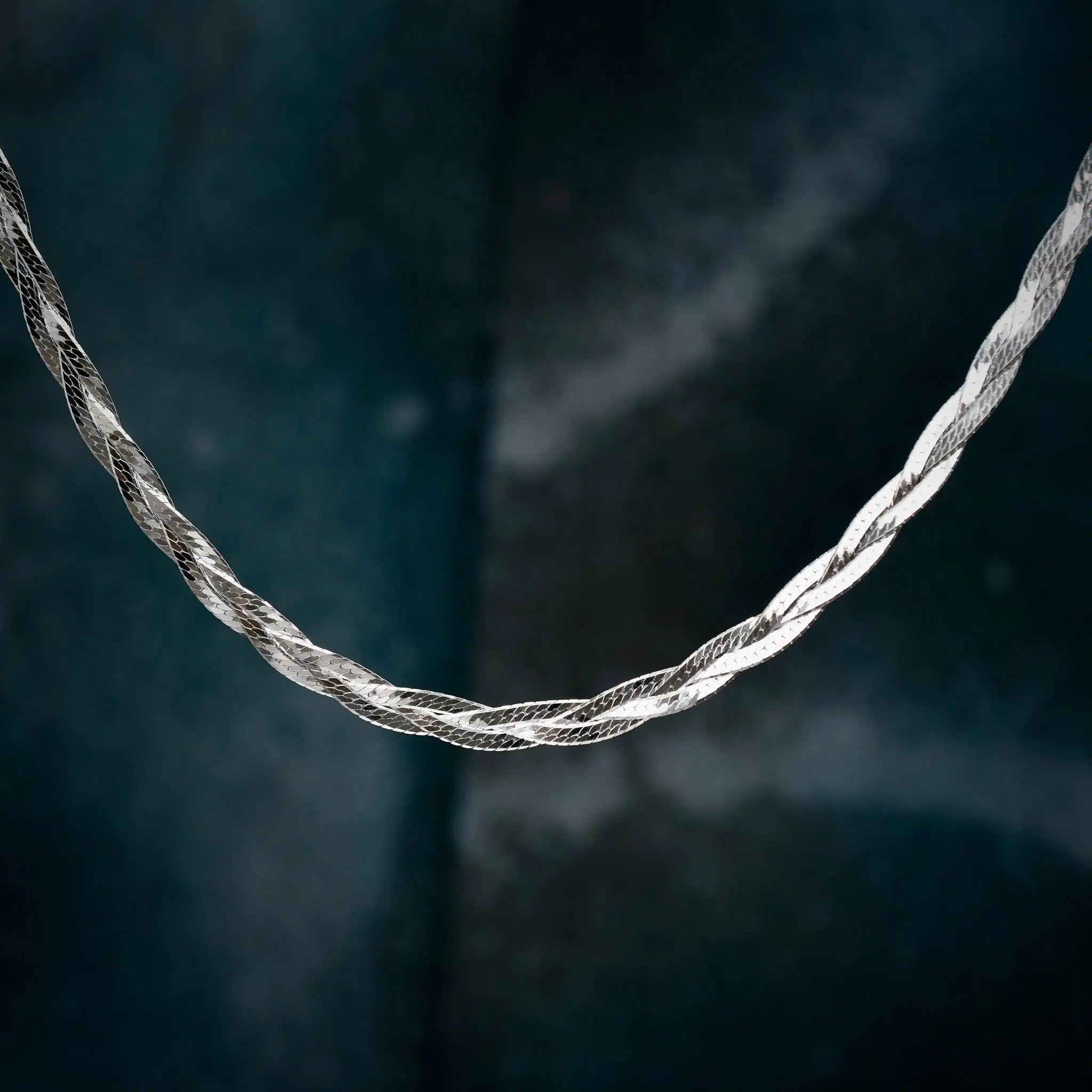 Flätad Länk - Halsband L8Hasselblad