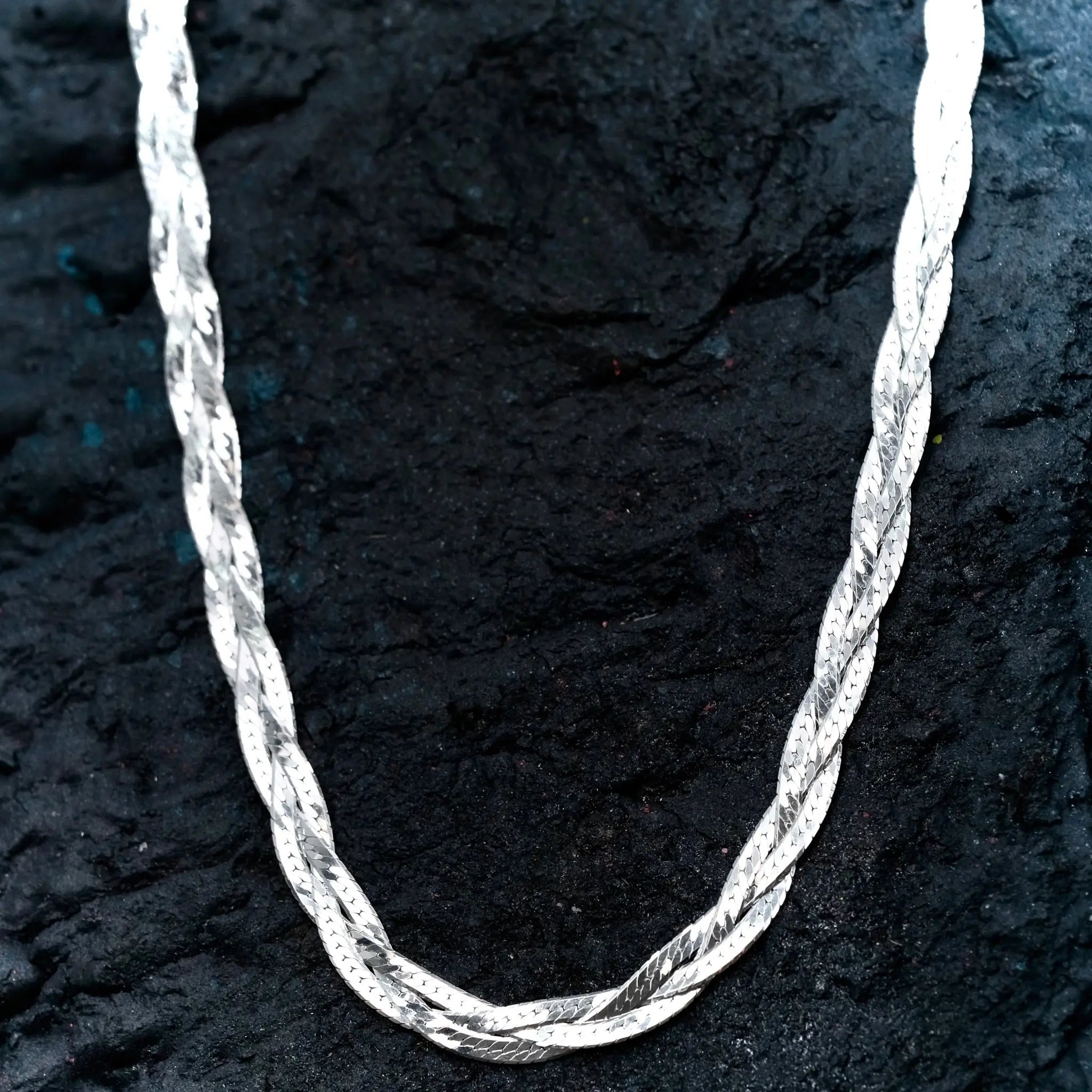Flätad Länk - Halsband L8Hasselblad