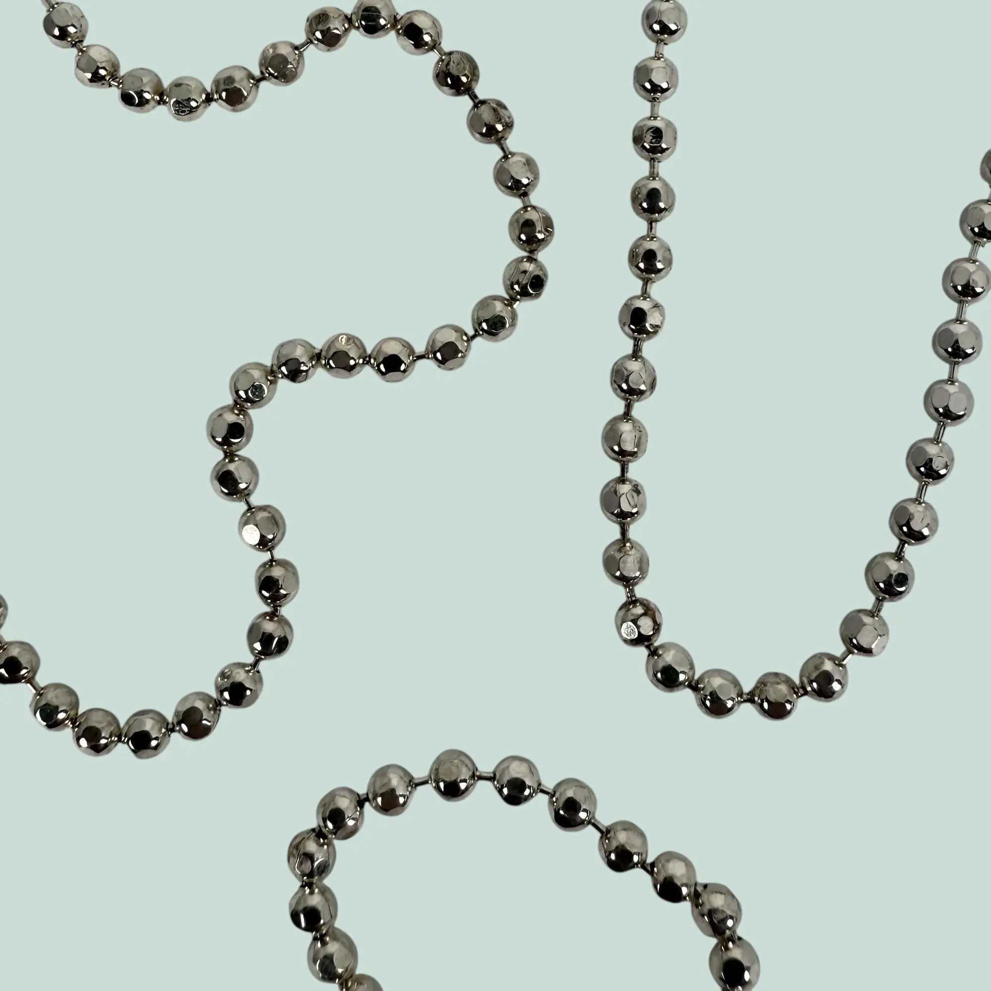 Fotlänk - Fasettslipad kulkedja - L8Hasselblad