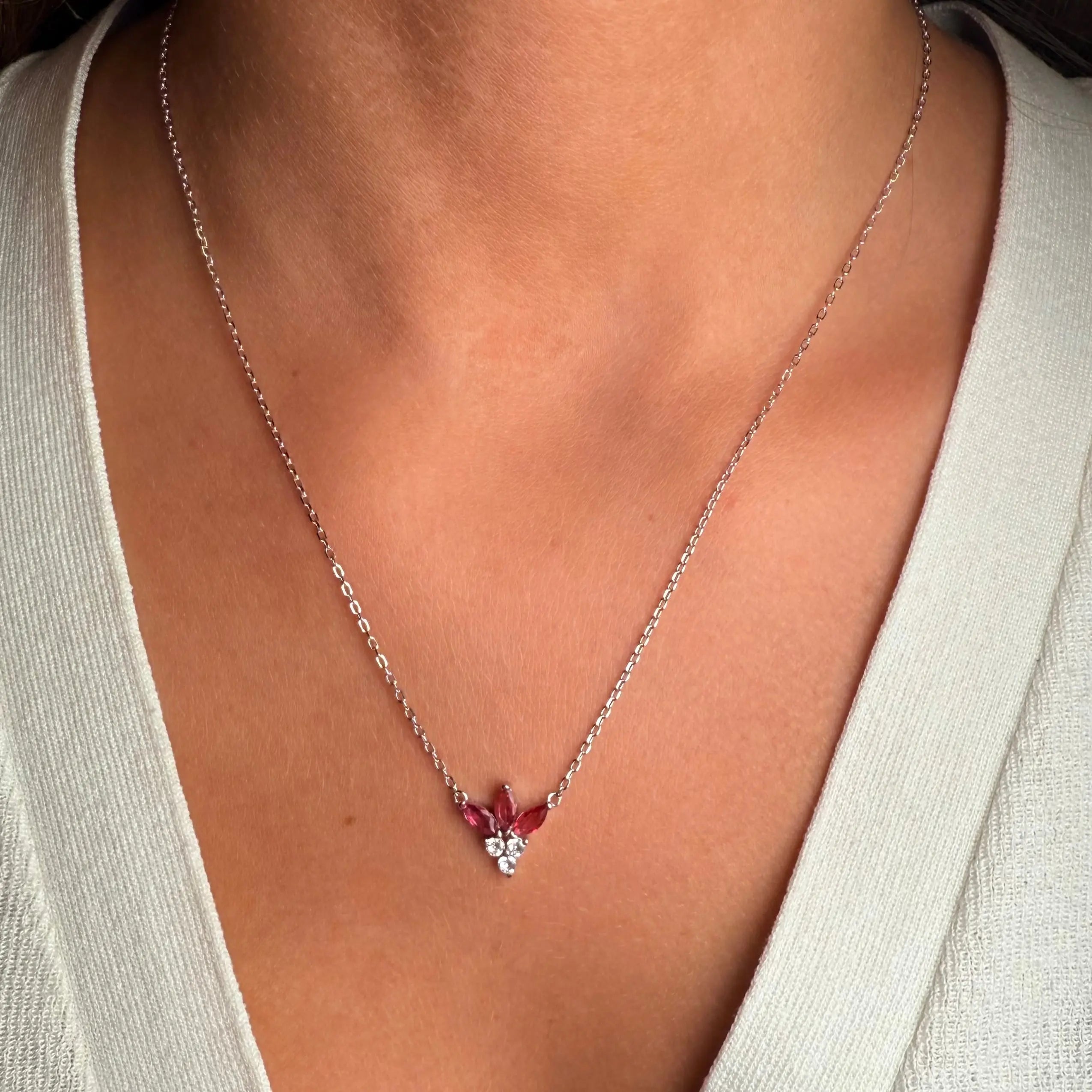 Halsband - Glamour Blomma - L8Hasselblad