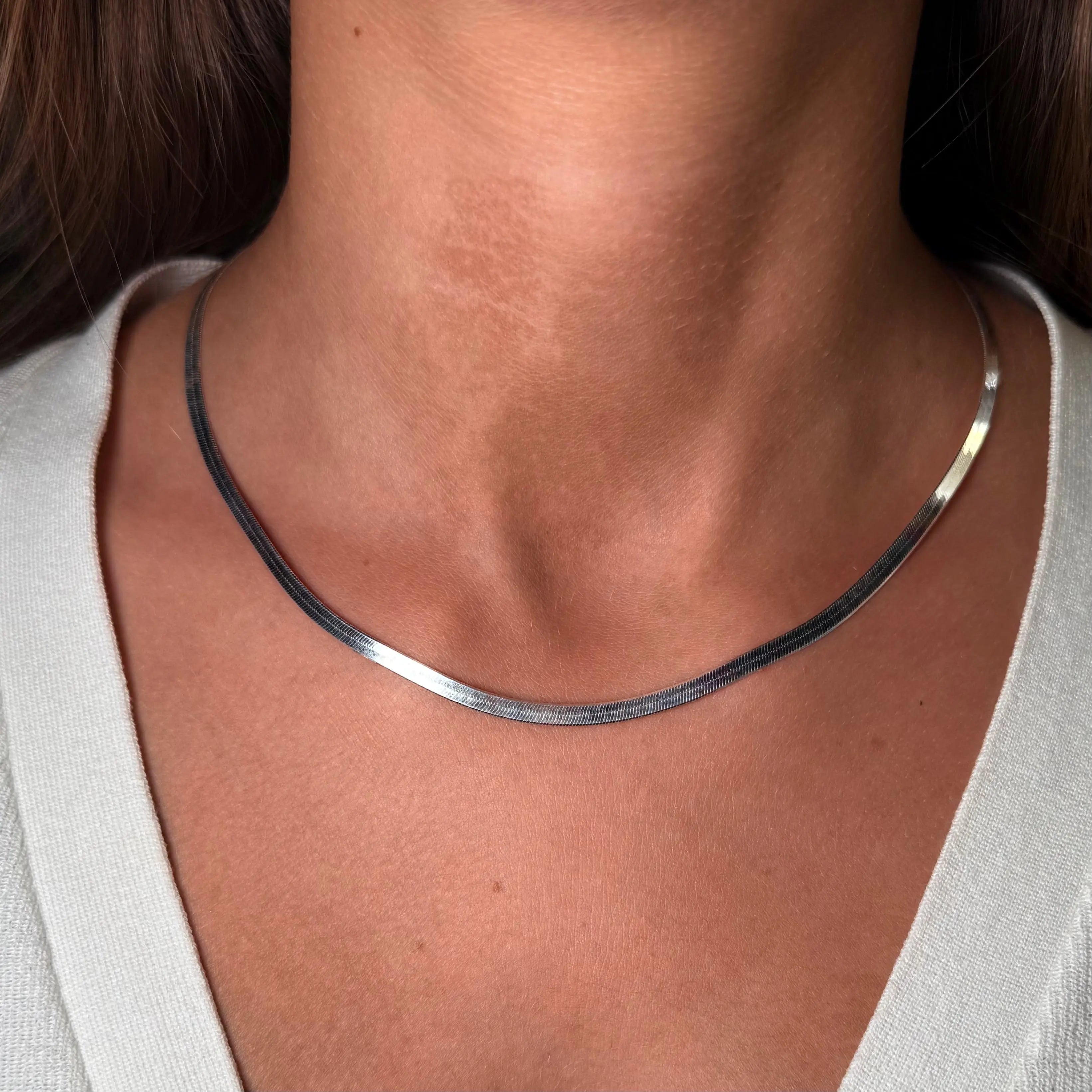 Halsband - Platt Länk - L8Hasselblad