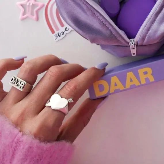 Hjärtklackring med pil - L8Hasselblad