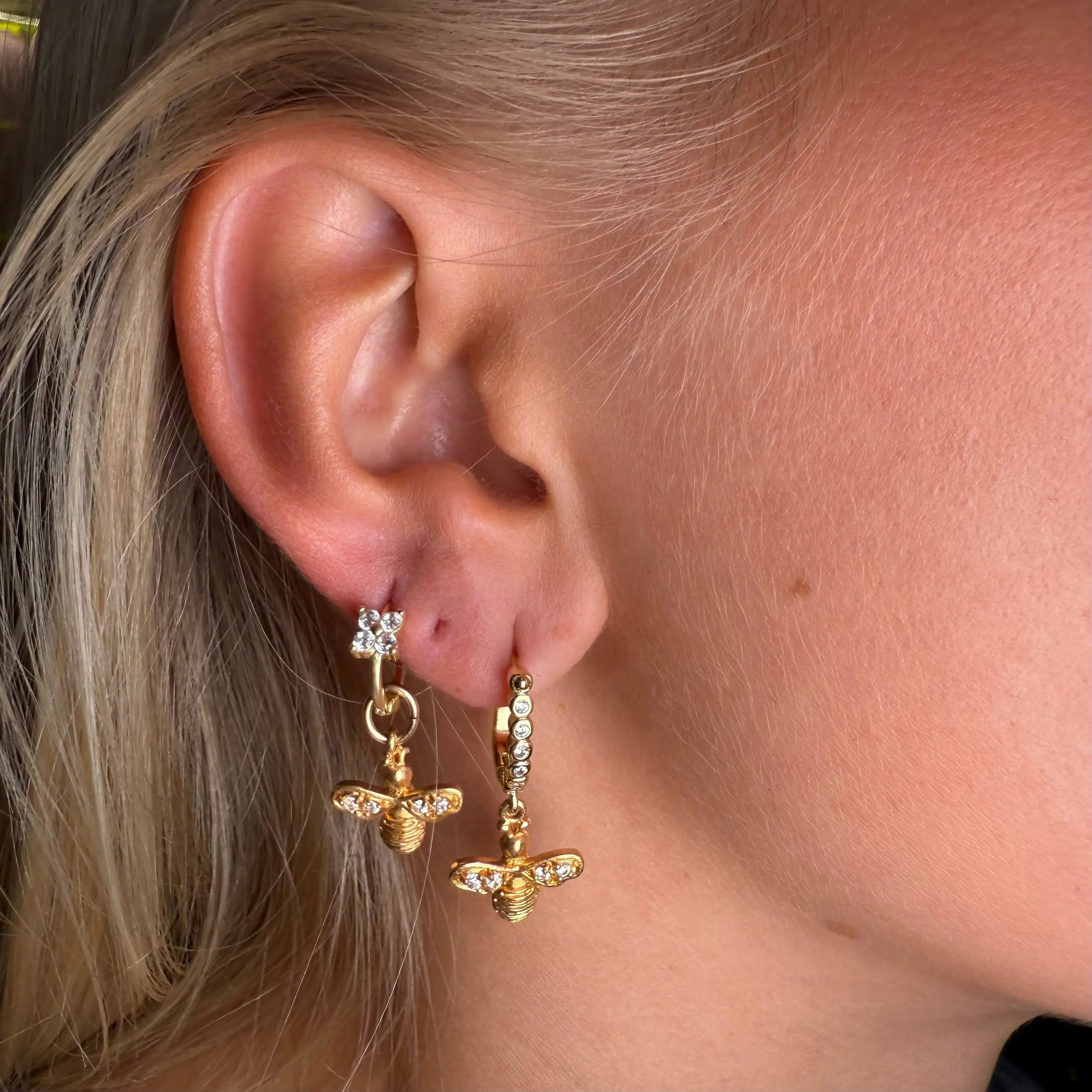 Humlis - guldörhänge - L8Hasselblad